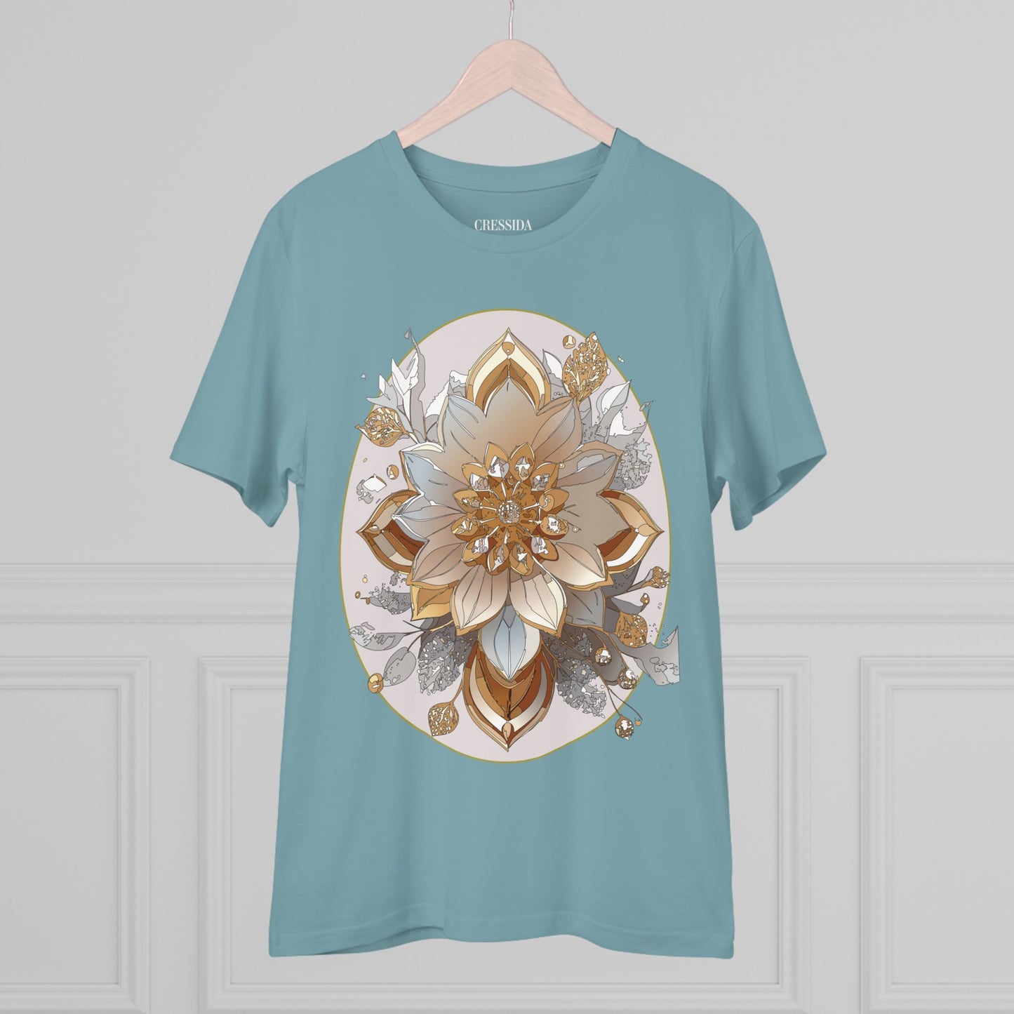 Organic T-shirt with Flower