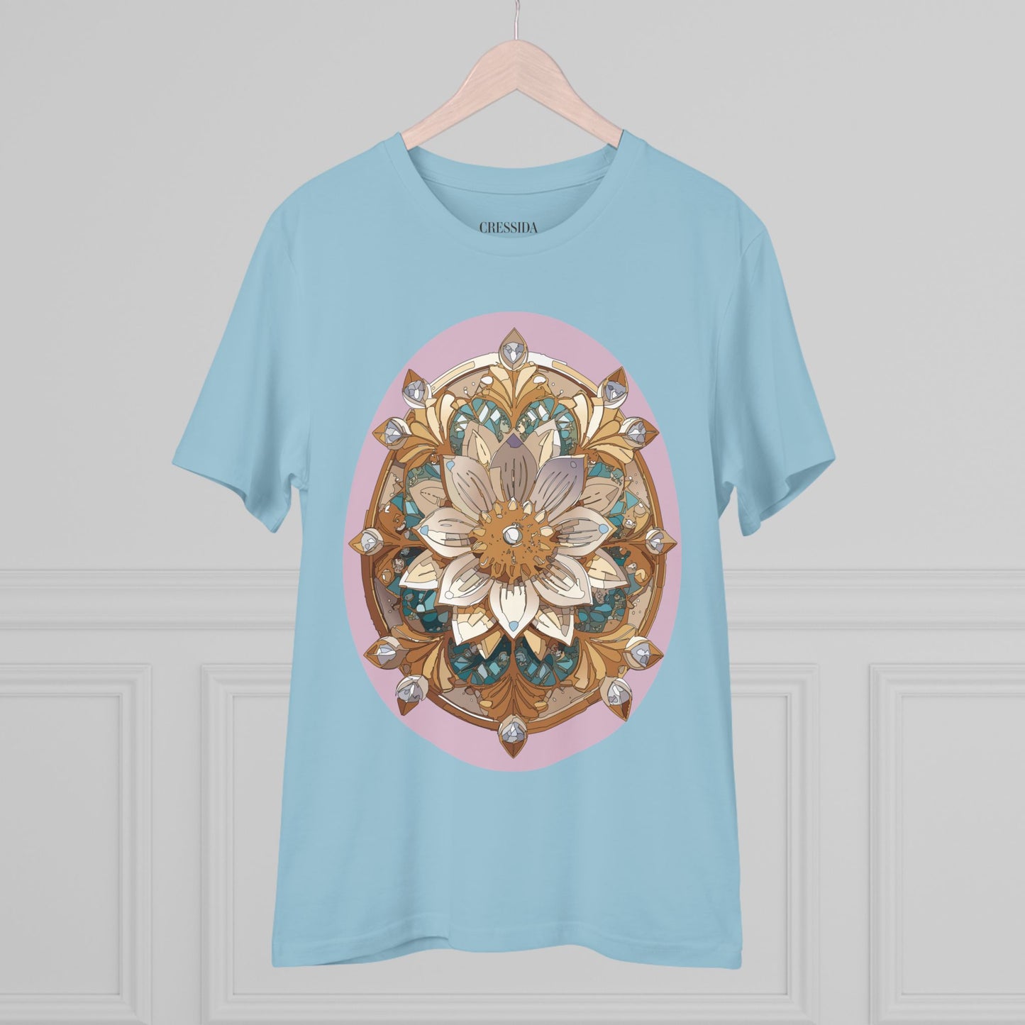 Organic T-shirt with Flower