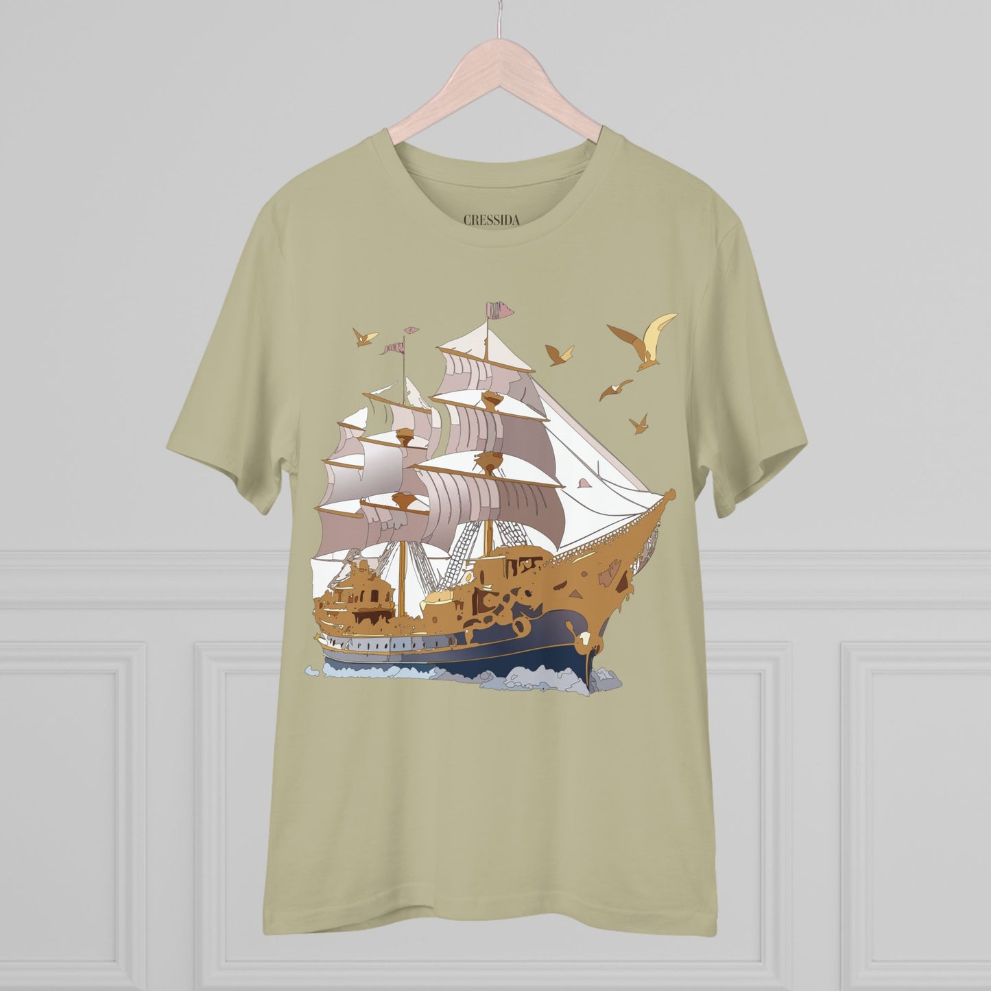 Organic T-shirt with Ship