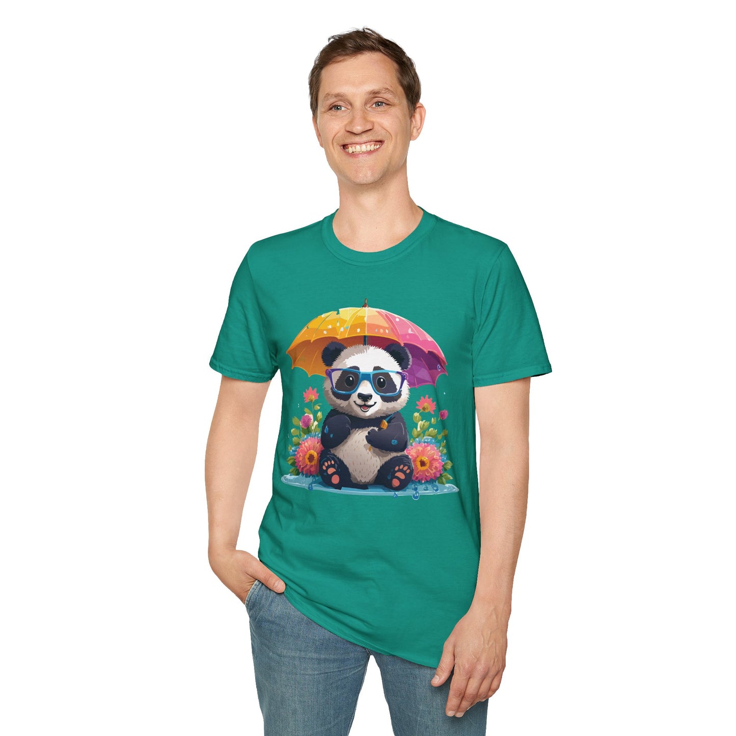 Panda Shirt, T Shirt with Panda, Animal Shirt, Tee Shirt with Animals