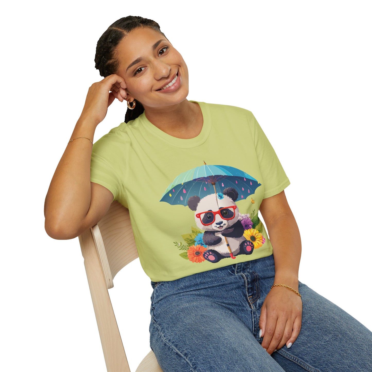 Panda Shirt, T Shirt with Panda, Animal Shirt, Tee Shirt with Animals