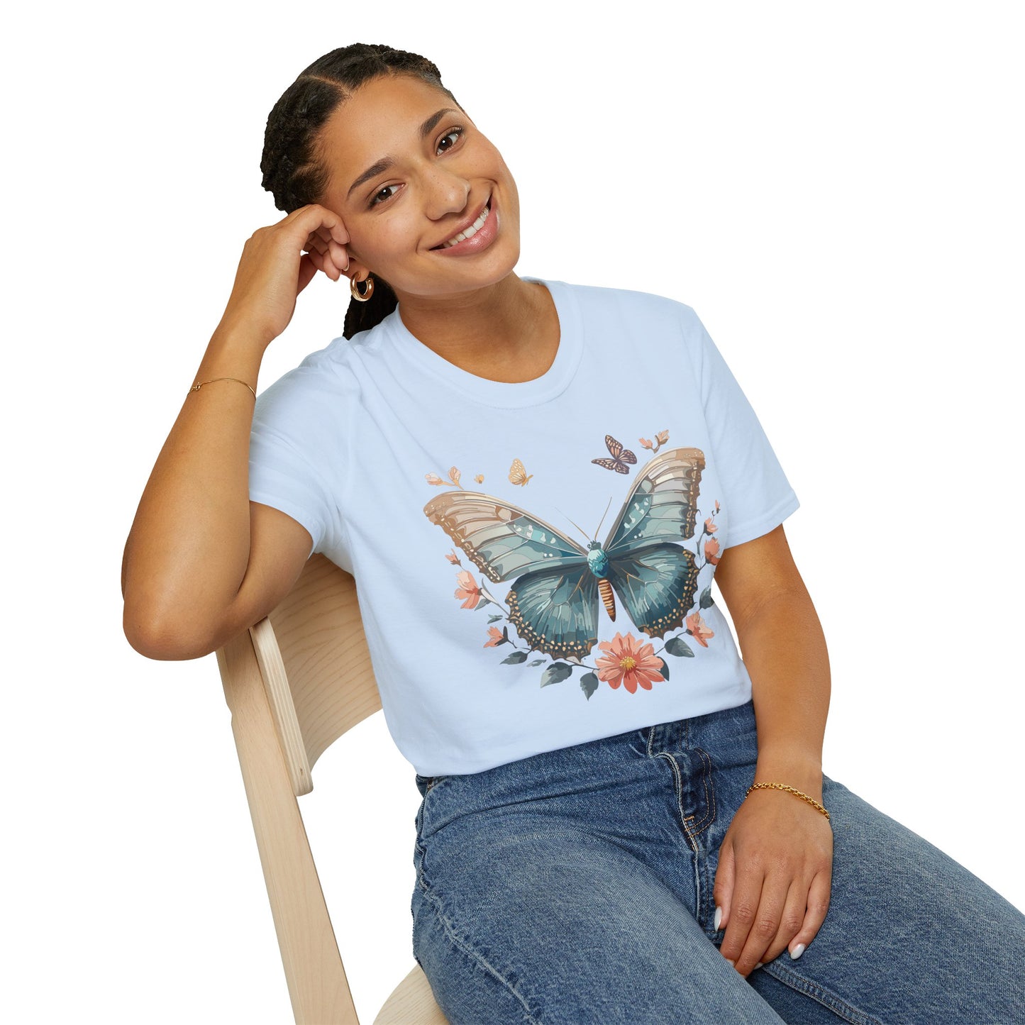 Butterfly Shirt, T Shirt with Butterfly, Monarch Shirt