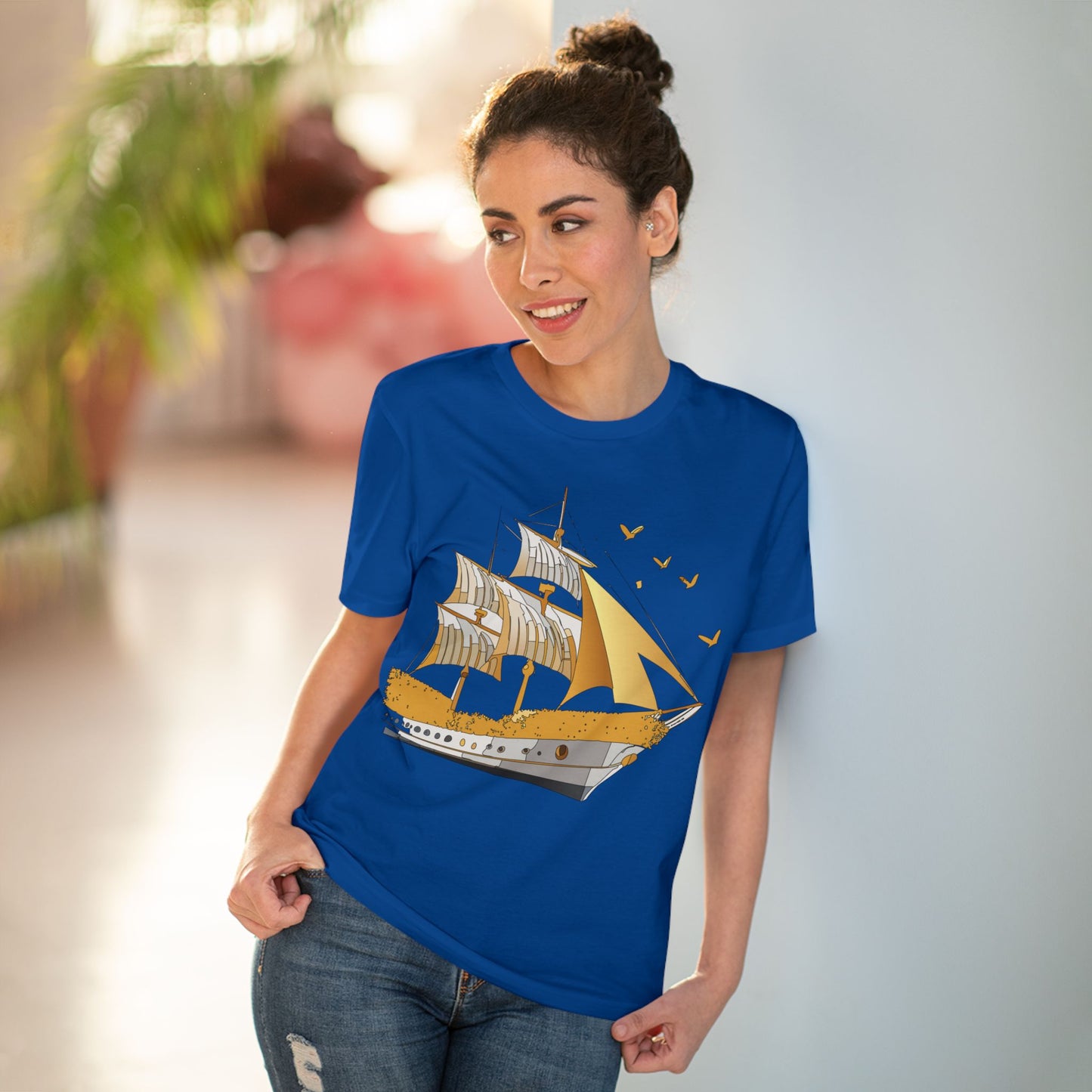 Organic T-shirt with Ship