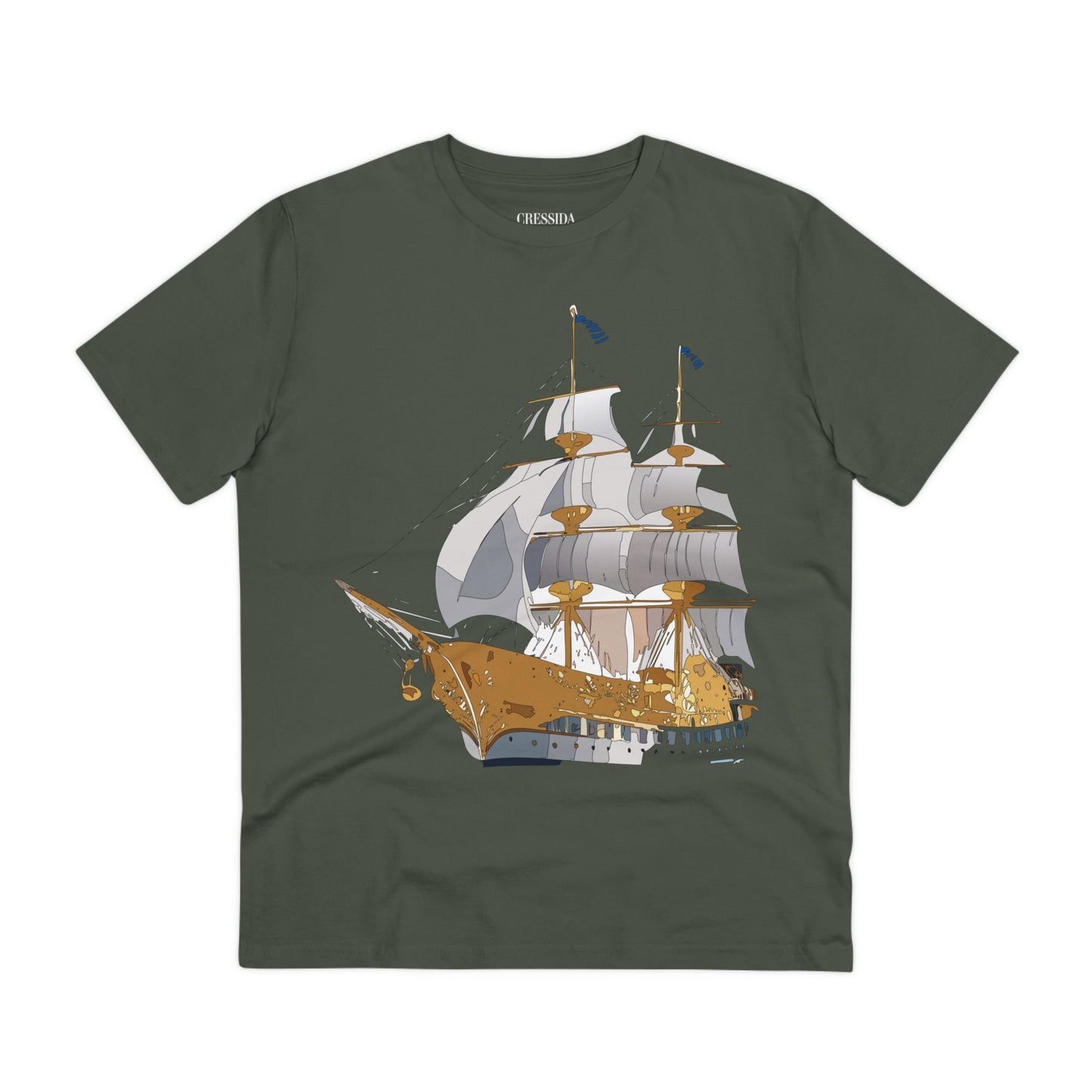 Organic T-shirt with Ship