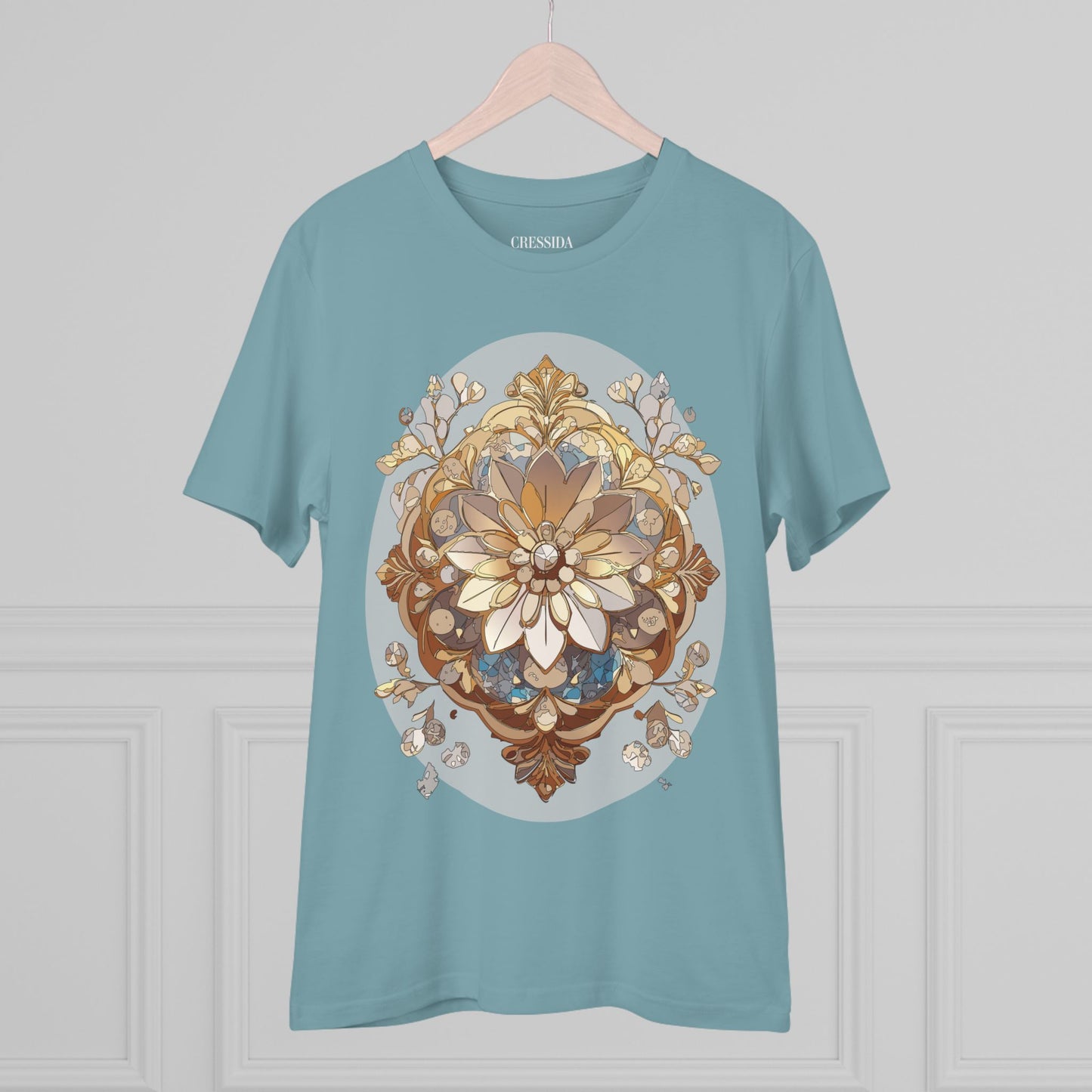 Organic T-shirt with Flower