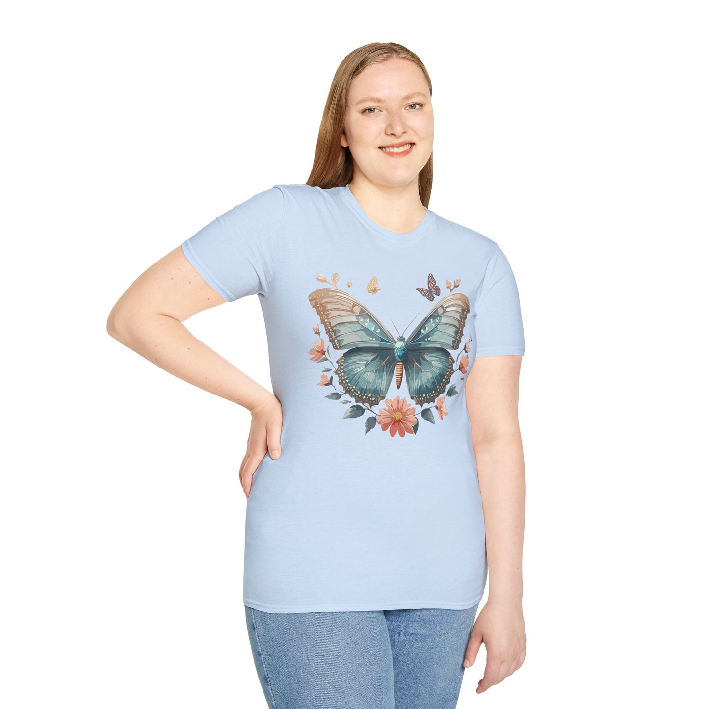 Butterfly Shirt, T Shirt with Butterfly, Monarch Shirt