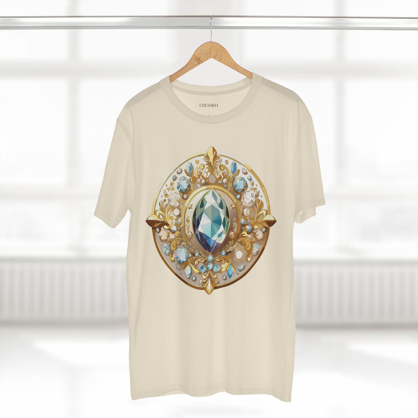 Medallion Shirt, Shirt with Medallion, Tee Shirt with Medal