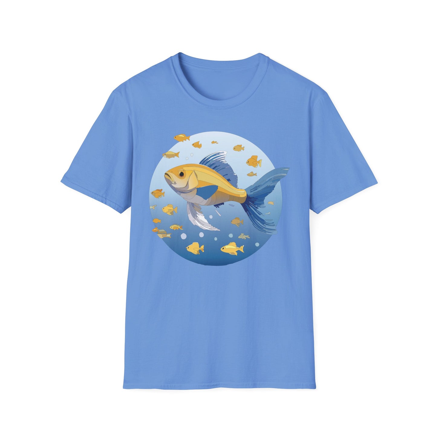 Fish Art Design Shirt, T Shirt with Fish, Graphic Shirt, Tee Shirt with Graphic Design, Shirt with Fish Graphic Art