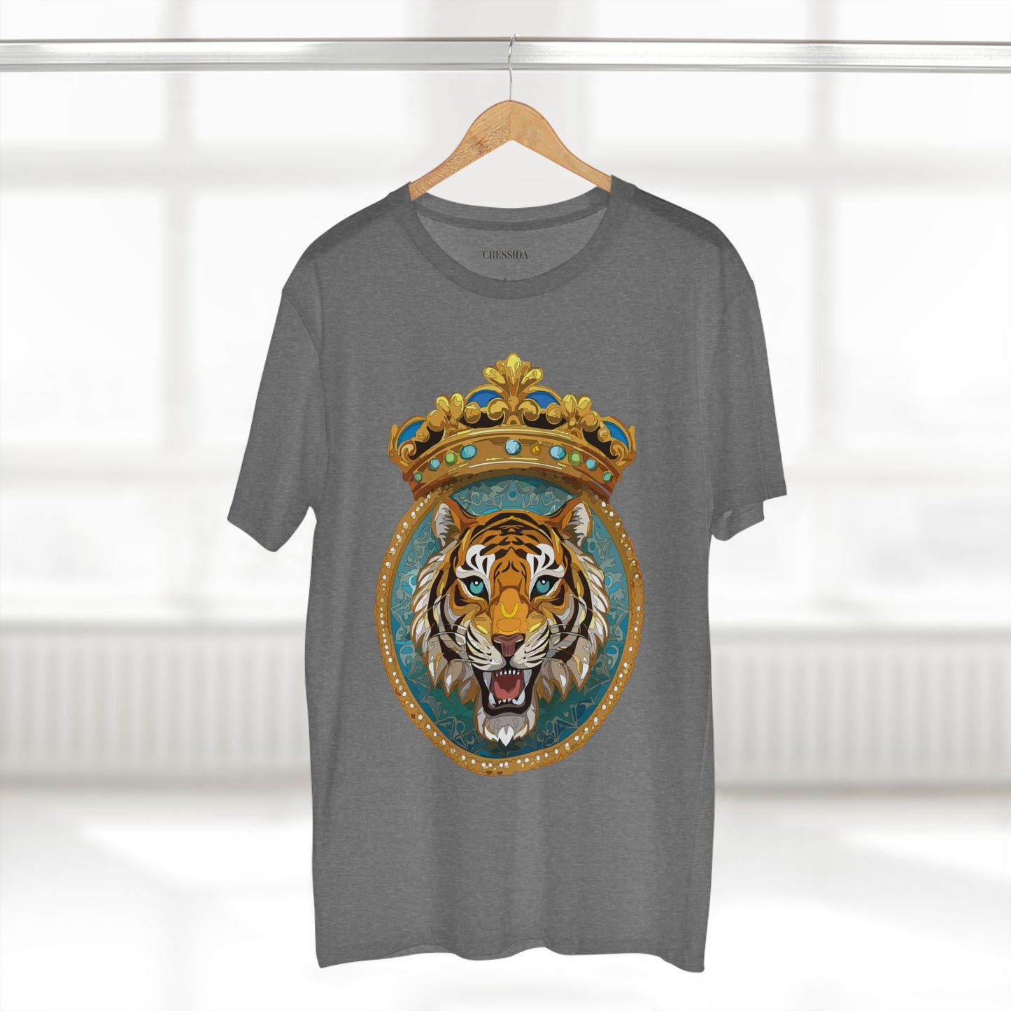 Unisex Animal Art Tee With Antique Medallion Design Premium Cotton Shirt