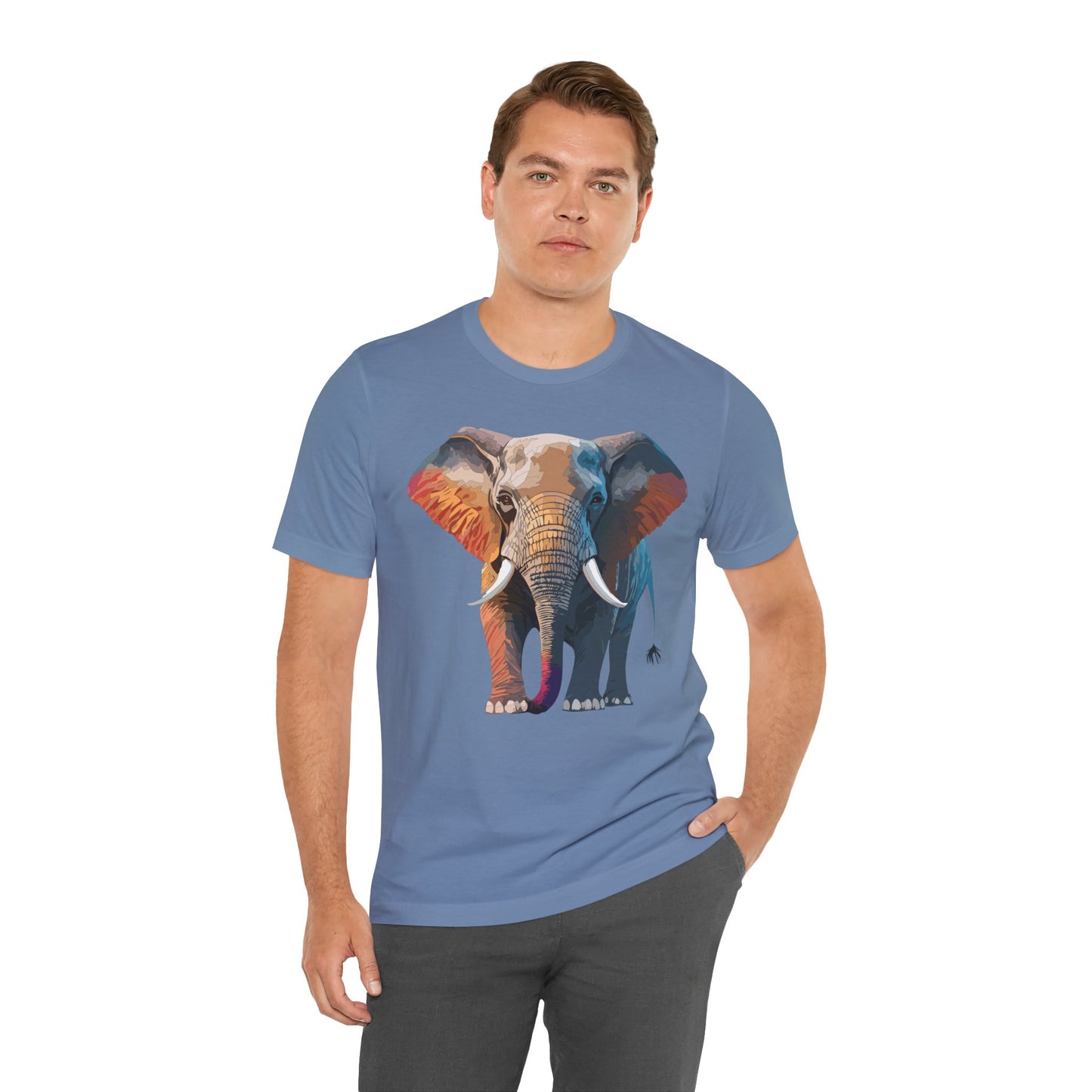 Unisex Animal Shirt, Tee Shirt with Animals, Art Design Tee Shirt, Wild Animals Shirt