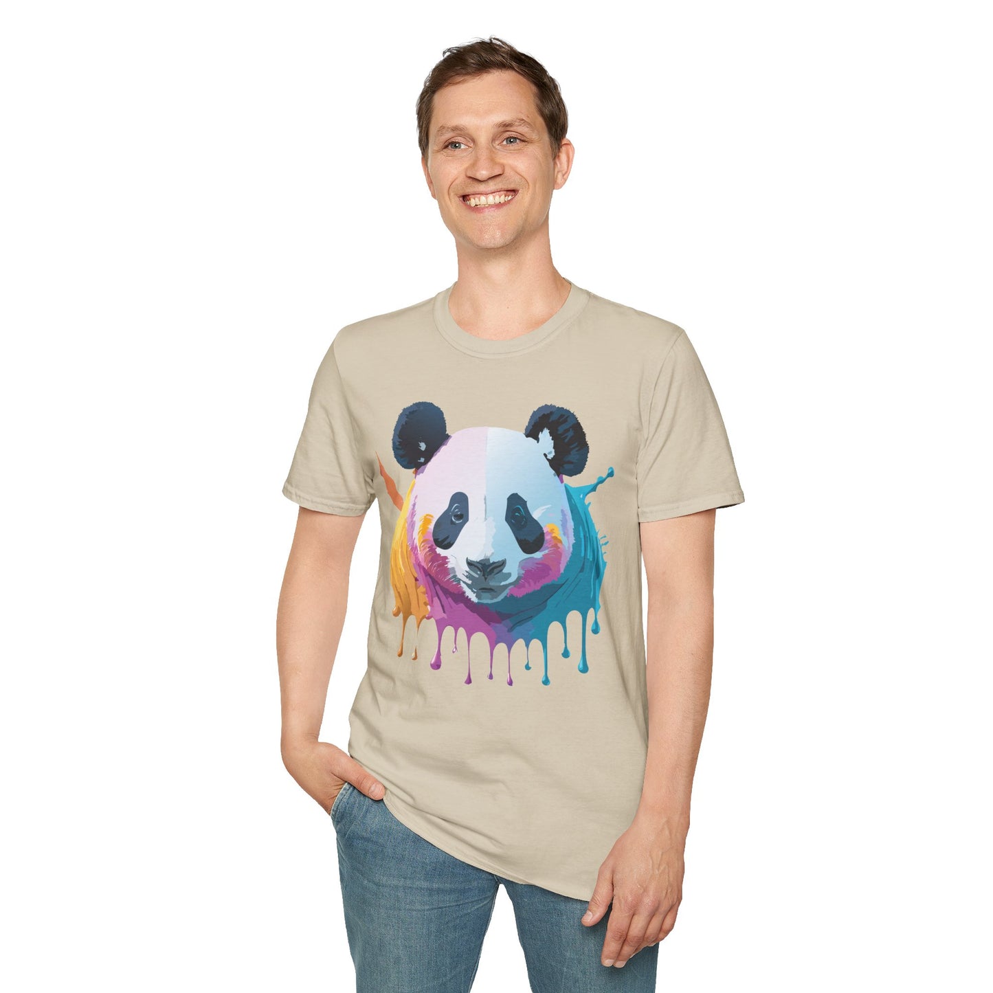Panda Shirt, T Shirt with Panda, Animal Shirt, Tee Shirt with Animals