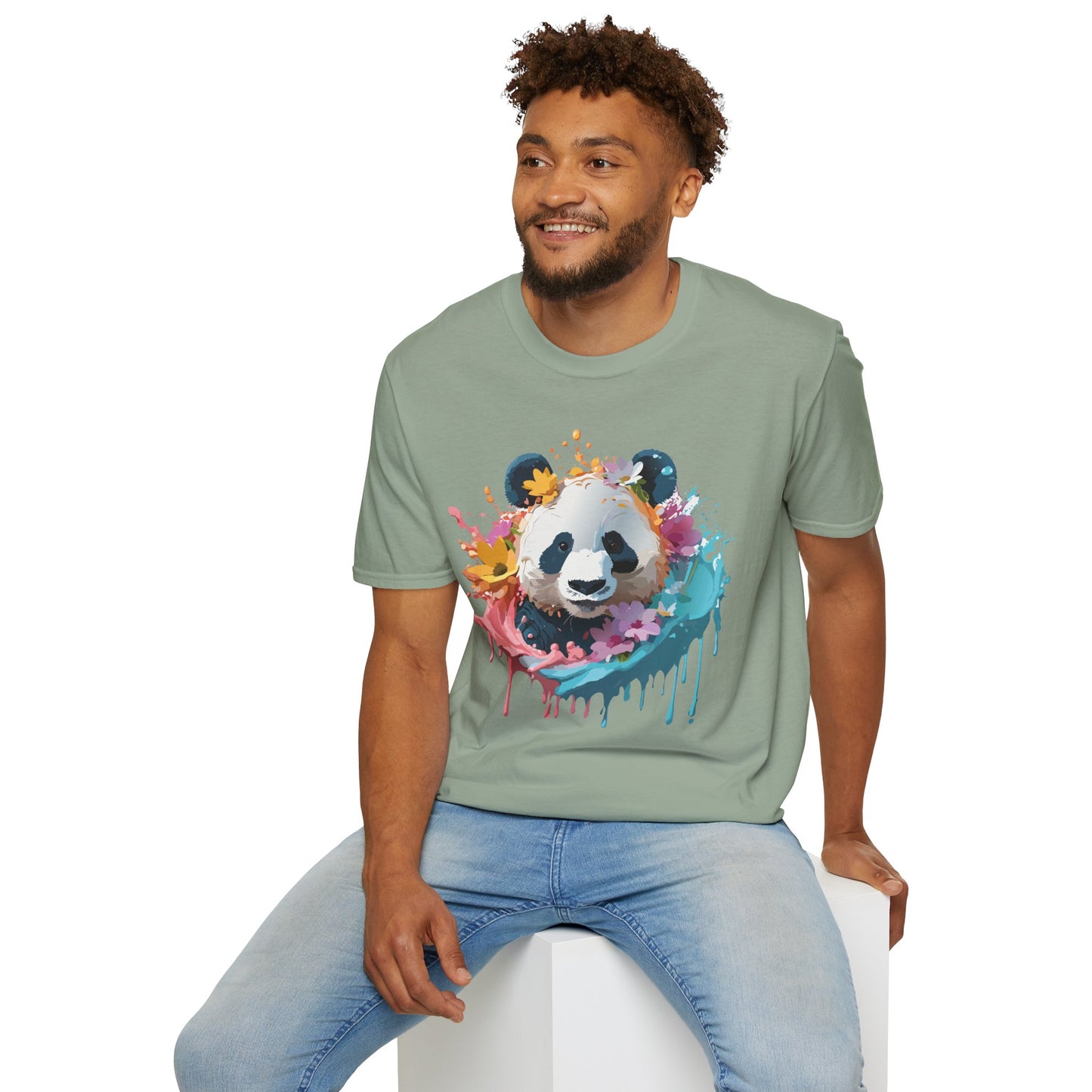 Panda Shirt, T Shirt with Panda, Animal Shirt, Tee Shirt with Animals
