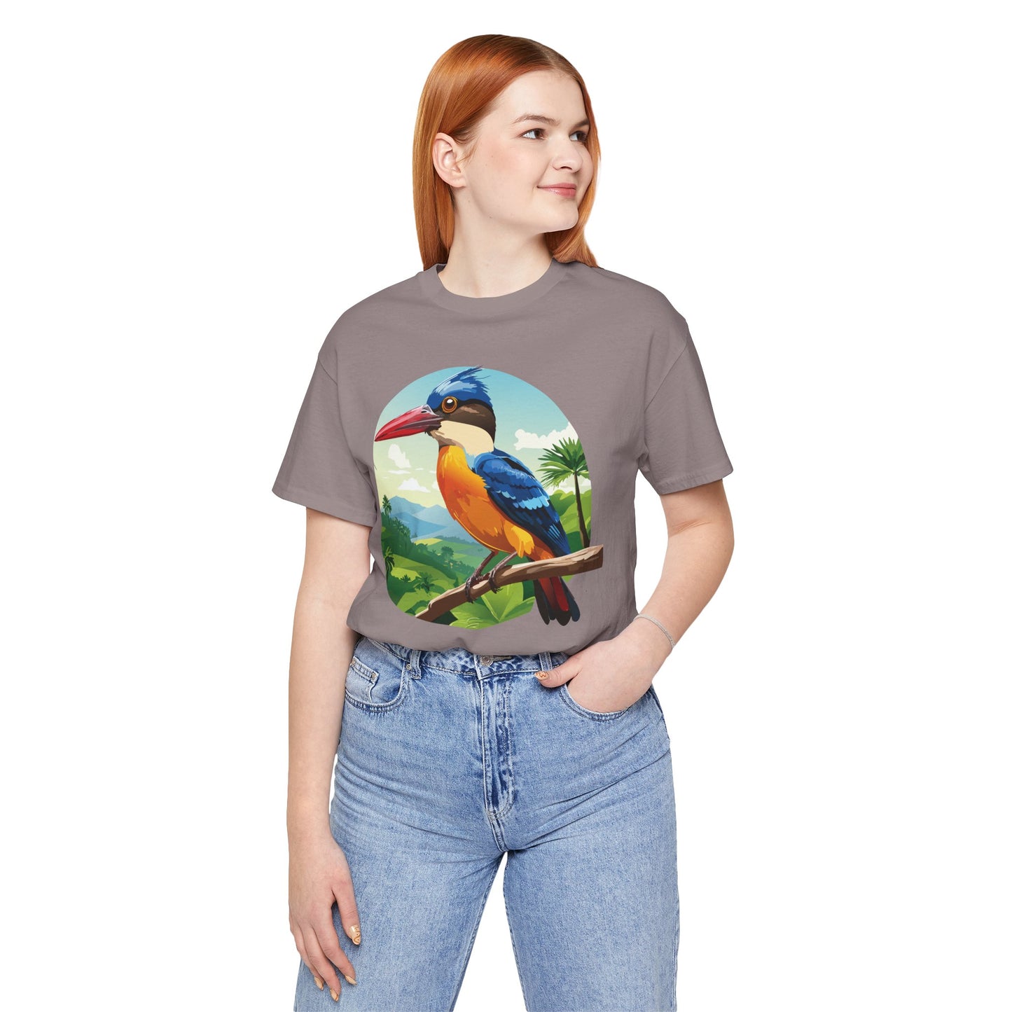 Unisex Animal Shirt, Tee Shirt with Animals, Art Design Tee Shirt, Wild Animals Shirt