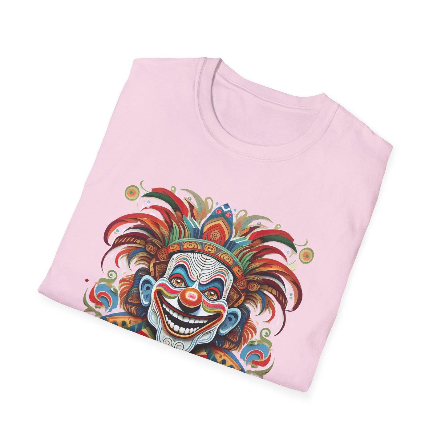 Clown Shirt, T Shirt with Clown, Funny Man Shirt, Tee Shirt with Funny Man, Circus Shirt, Shirt with Circus, Scary Man Shirt, Shirt with Scary Man