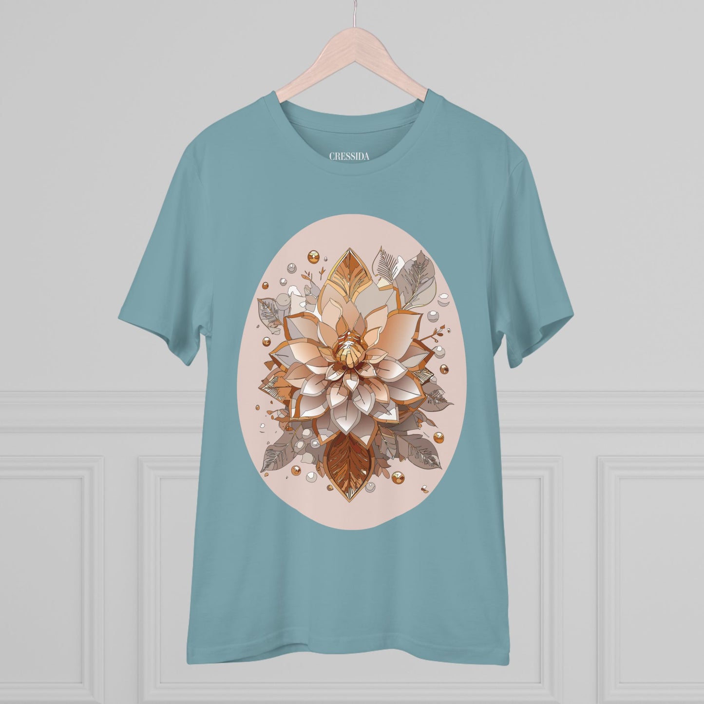 Organic T-shirt with Flower