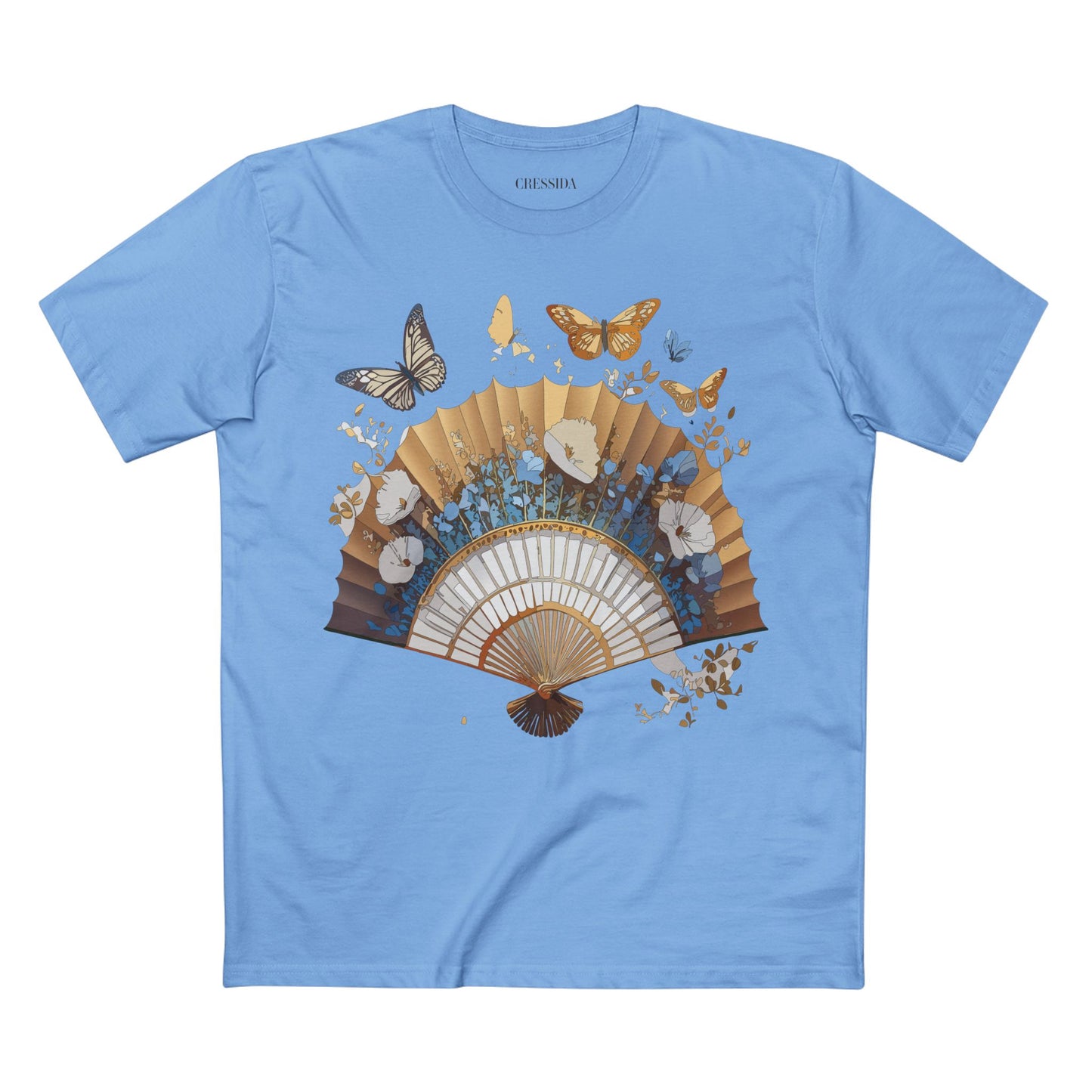 Fan shirt, Shirt with Fan, Tee Shirt with Antique Fan