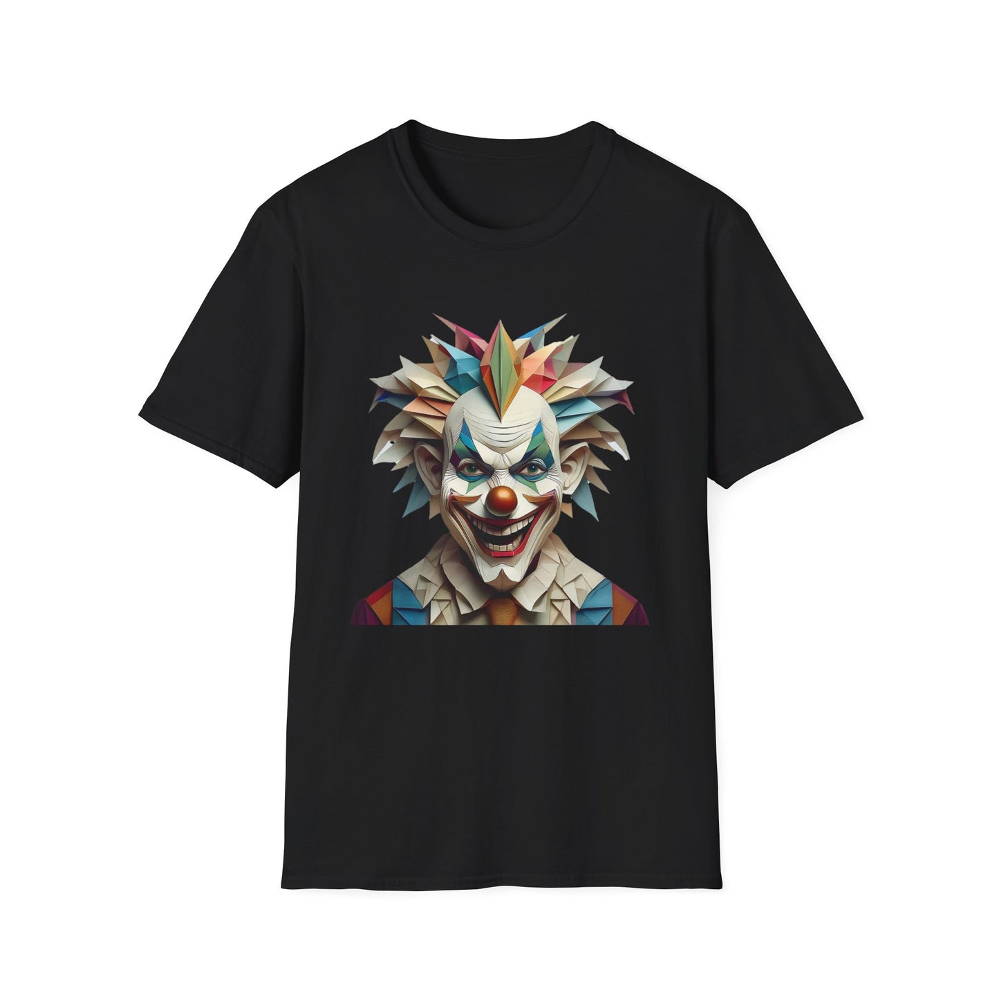 Clown Shirt, T Shirt with Clown, Funny Man Shirt, Tee Shirt with Funny Man, Circus Shirt, Shirt with Circus, Scary Man Shirt, Shirt with Scary Man