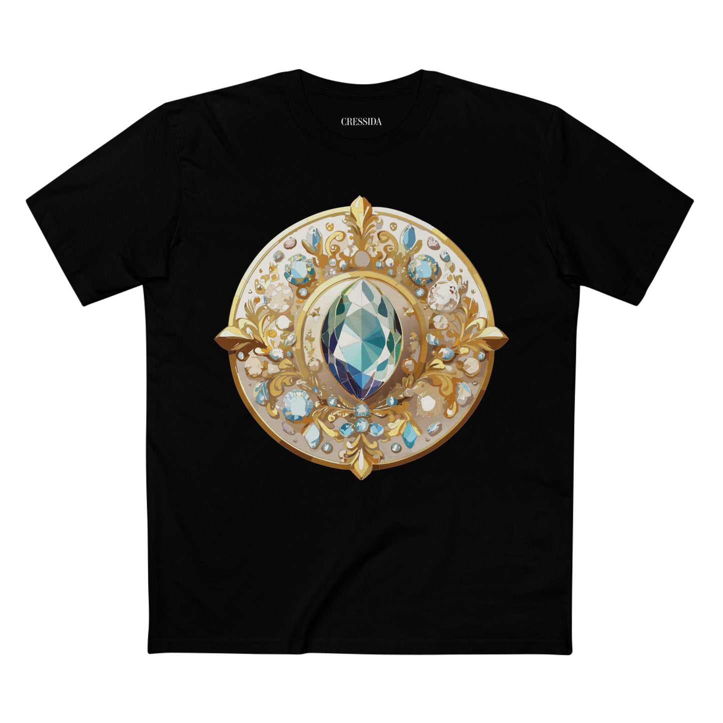 Medallion Shirt, Shirt with Medallion, Tee Shirt with Medal