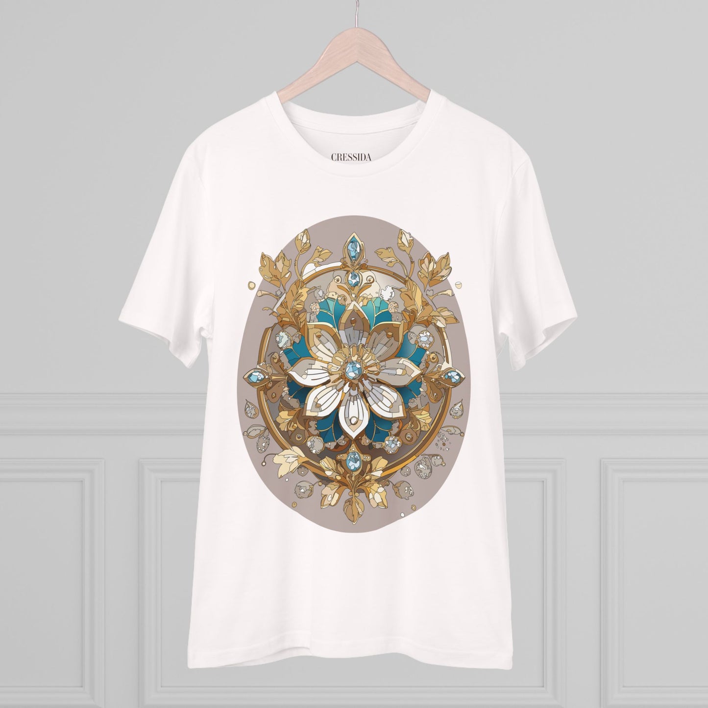 Organic T-shirt with Flower