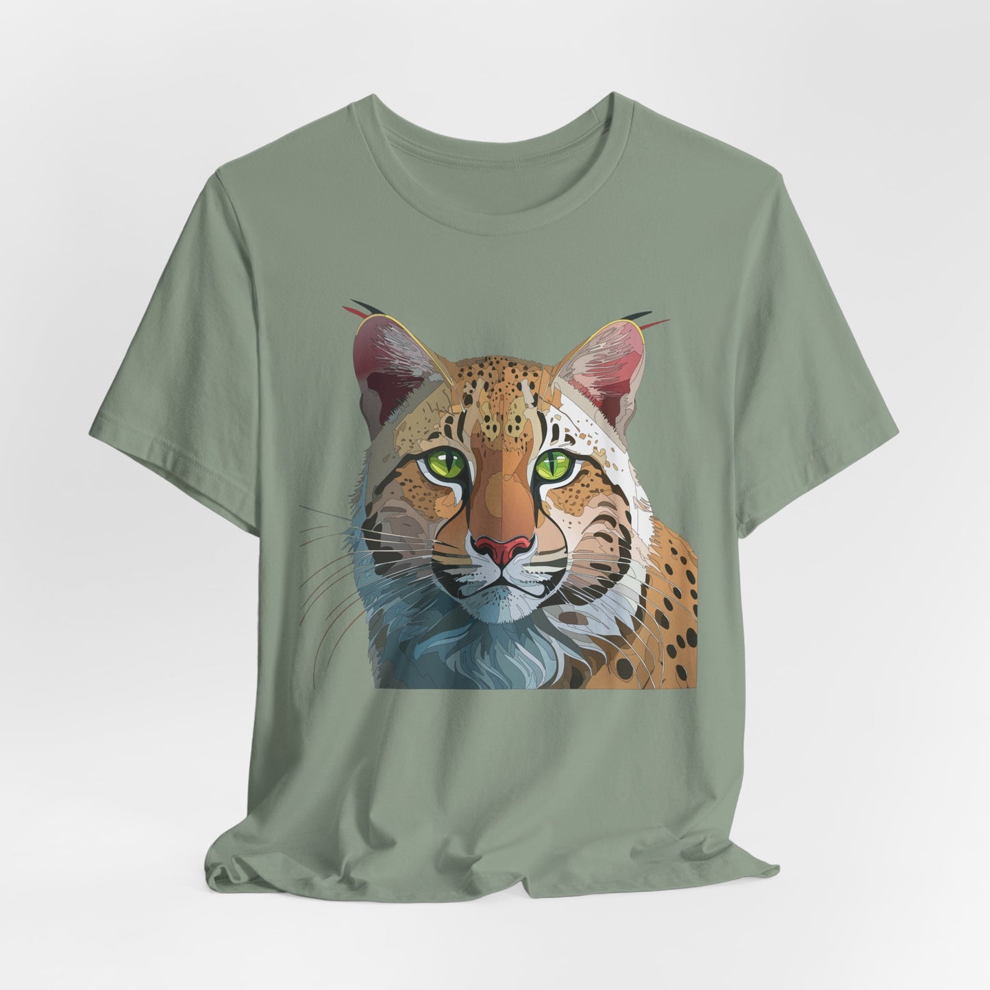 Unisex Animal Shirt, Tee Shirt with Animals, Art Design Tee Shirt, Wild Animals Shirt