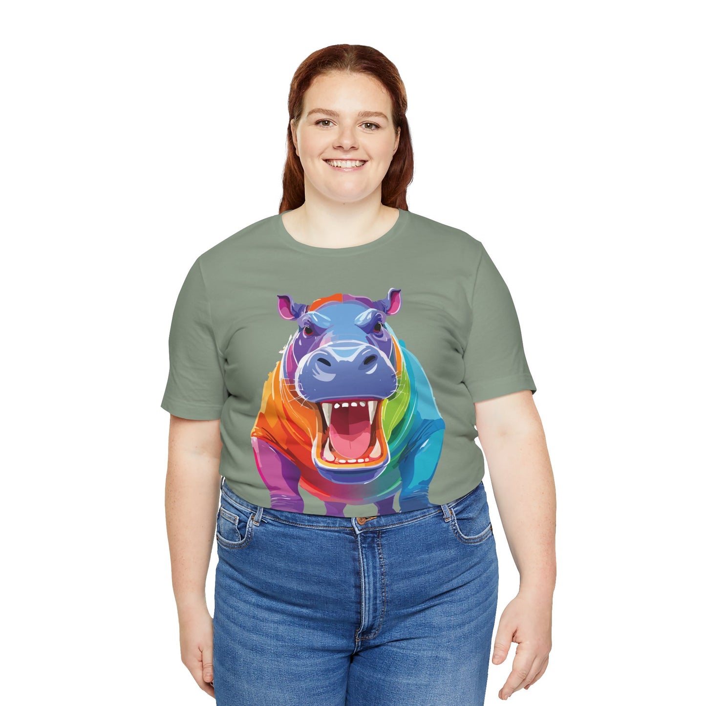 Unisex Animal Shirt, Tee Shirt with Animals, Art Design Tee Shirt, Wild Animals Shirt
