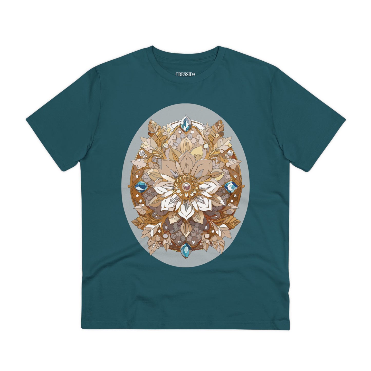 Organic T-shirt with Flower