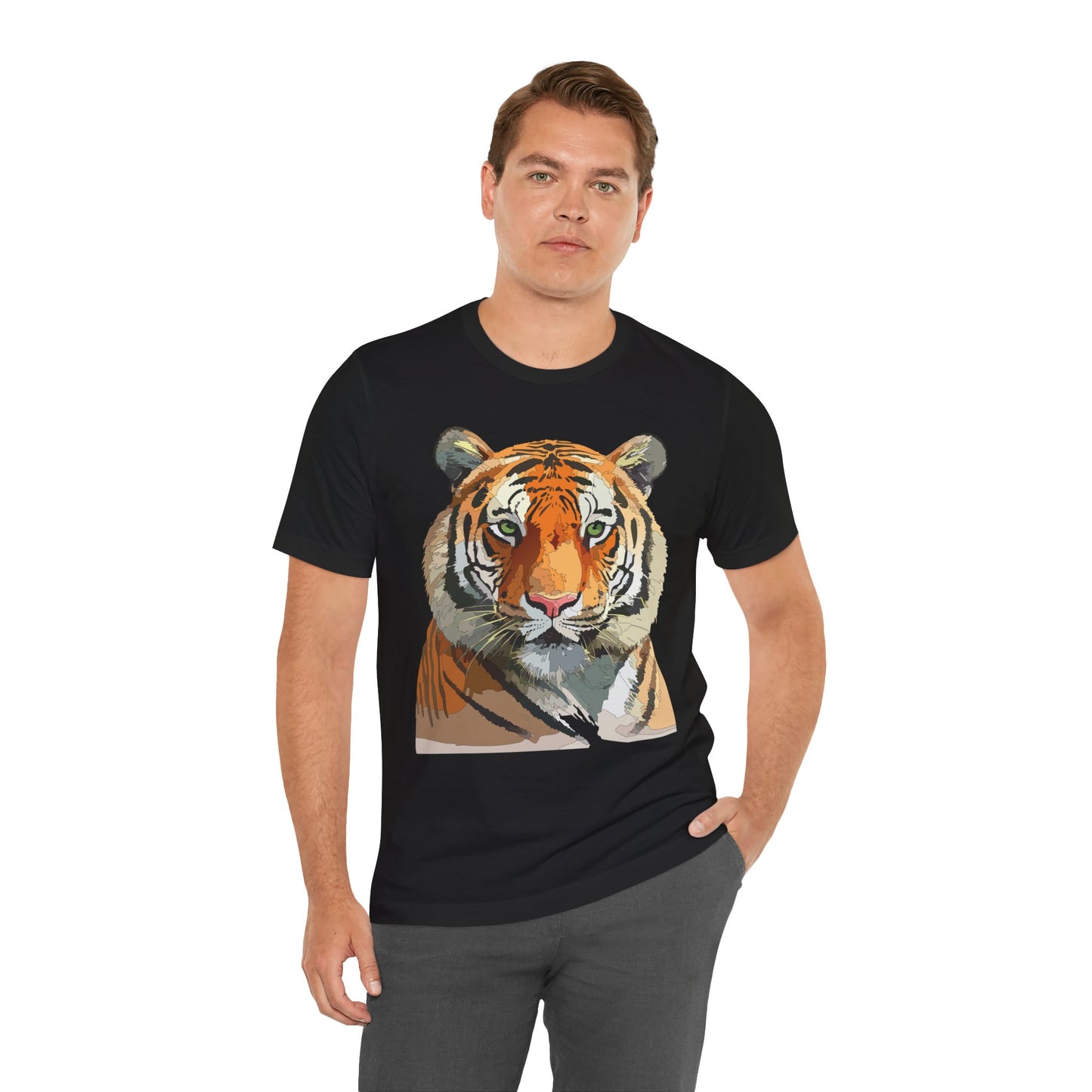 Unisex Animal Shirt, Tee Shirt with Animals, Art Design Tee Shirt, Wild Animals Shirt