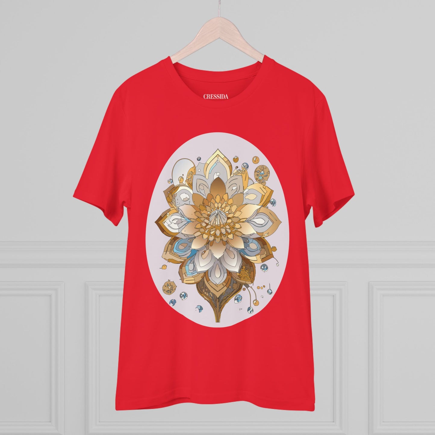 Organic T-shirt with Flower