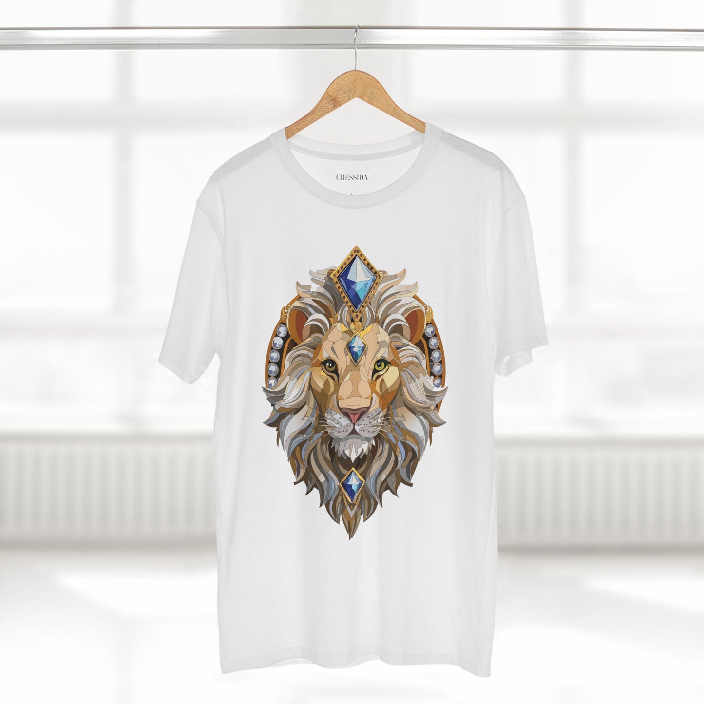 Unisex Animal Medallion Graphic Tee 100 Percent Cotton Premium Shirt