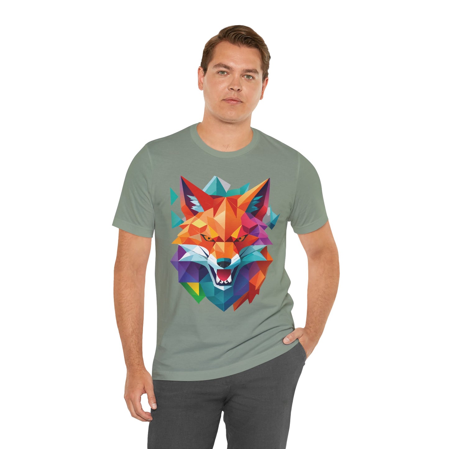Unisex Animal Shirt, Tee Shirt with Animals, Art Design Tee Shirt, Wild Animals Shirt