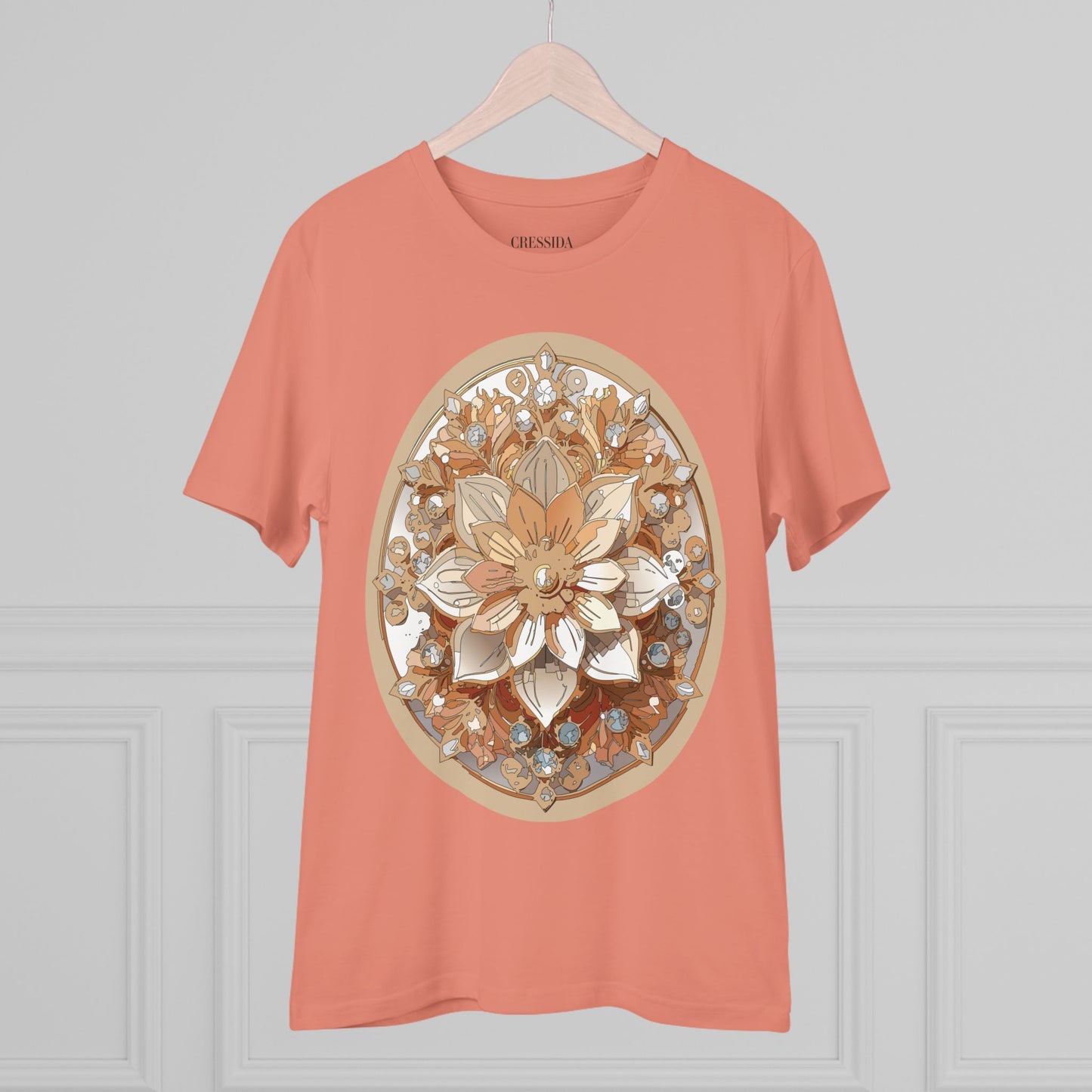 Organic T-shirt with Flower