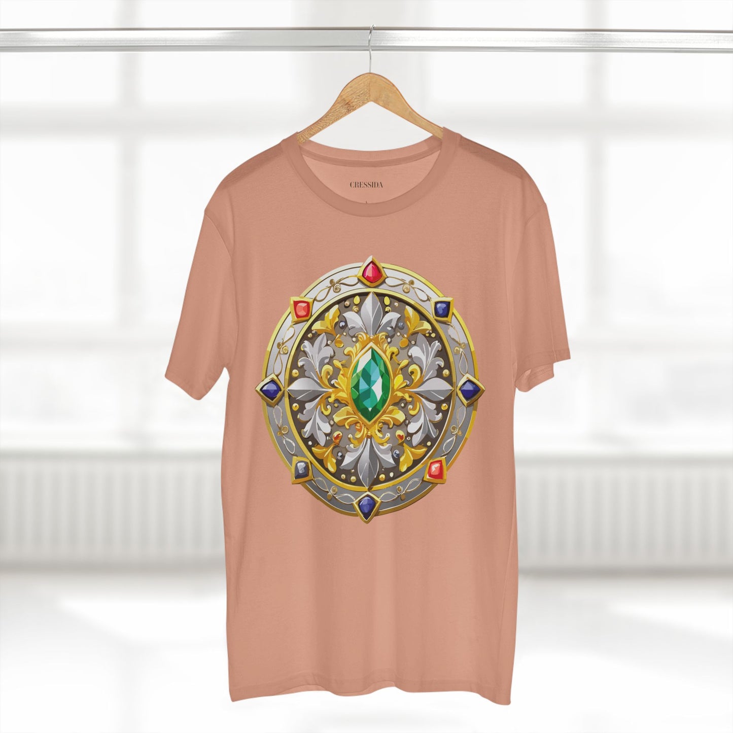 Medallion Shirt, Shirt with Medallion, Tee Shirt with Medal