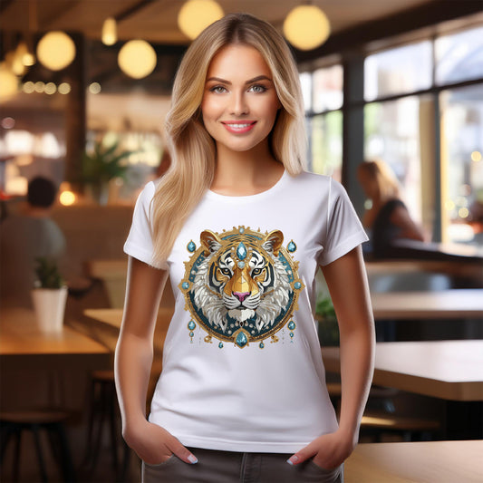 Animal Shirt, Shirt with Animals, Tee Shirt with Antique Animal Medallion