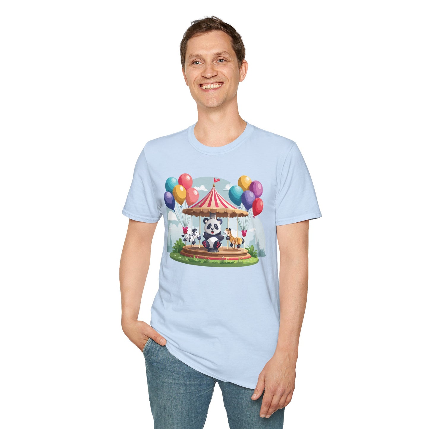 Panda Shirt, T Shirt with Panda, Animal Shirt, Tee Shirt with Animals