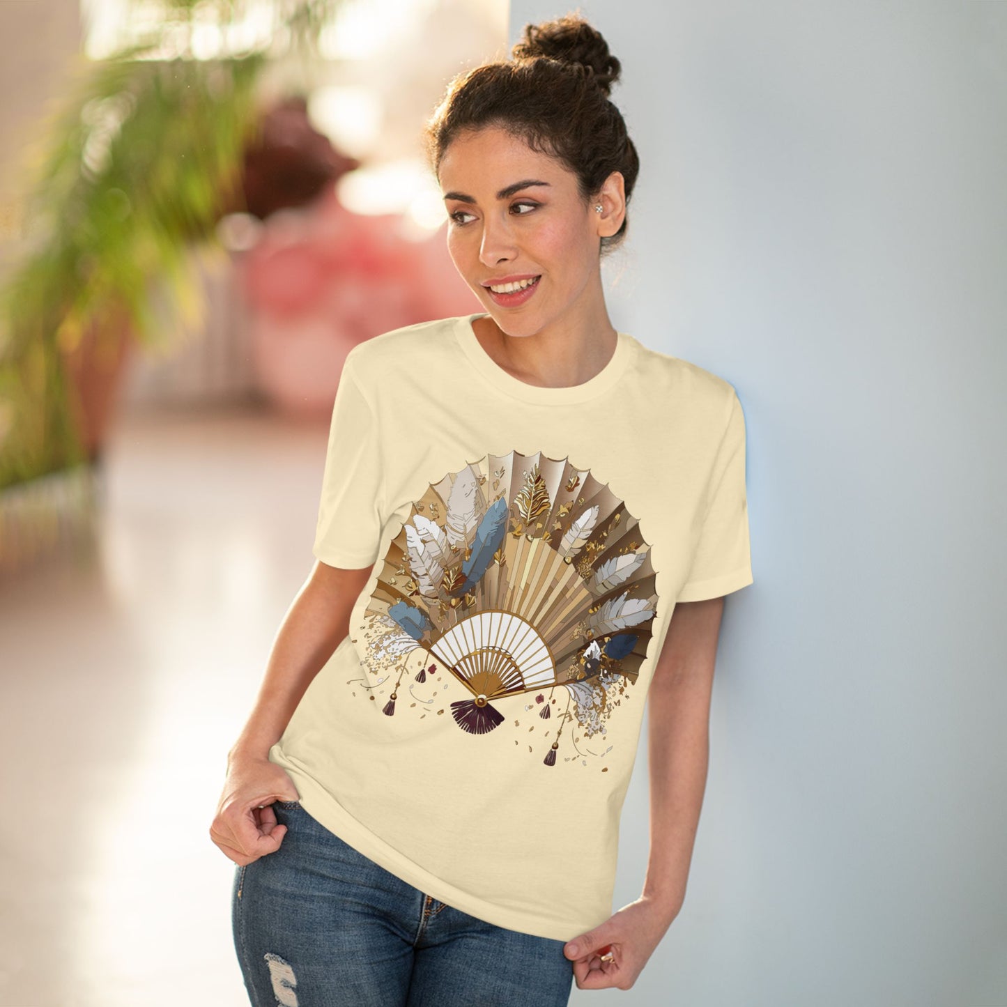 Organic T-shirt with Fan