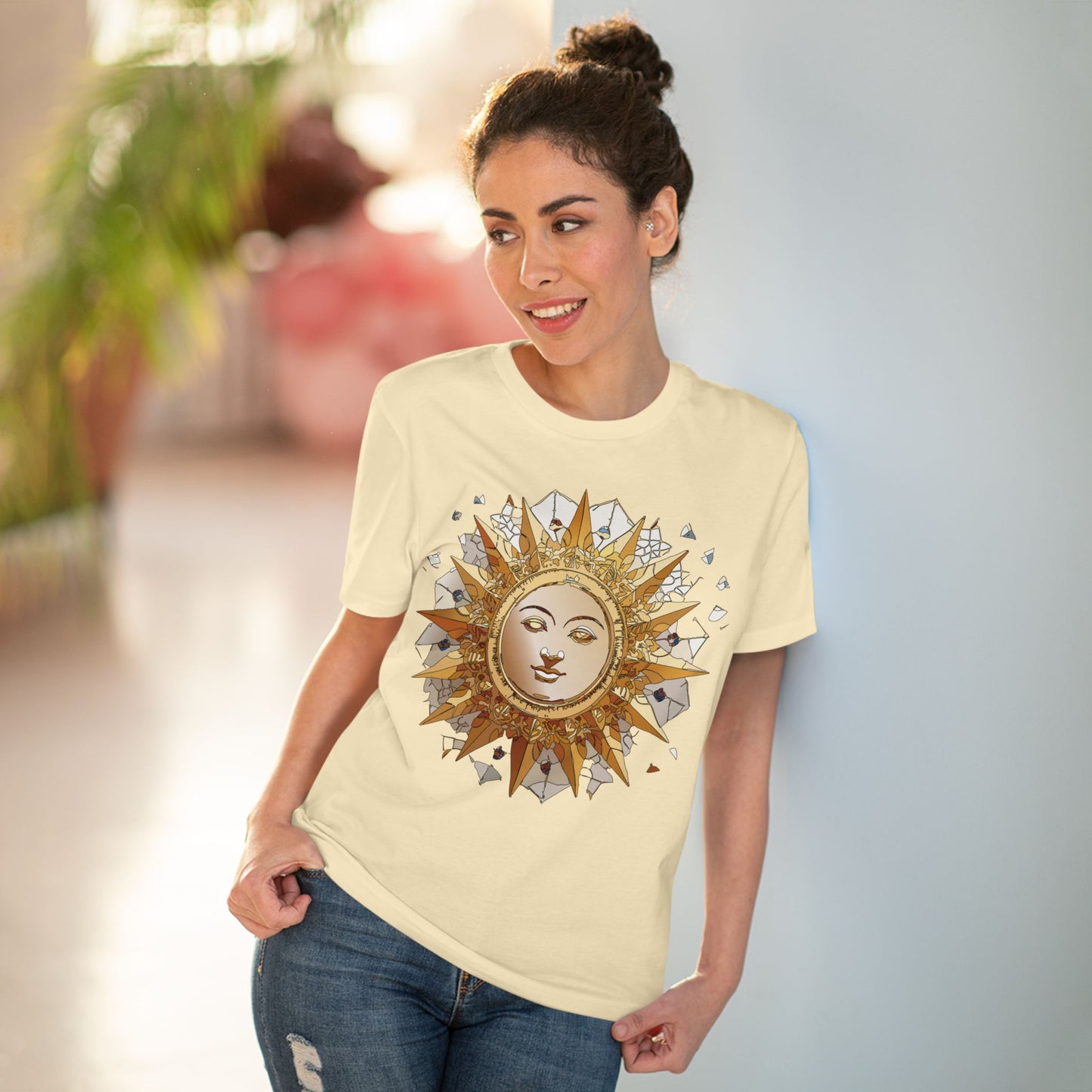 Organic T-shirt with Sun