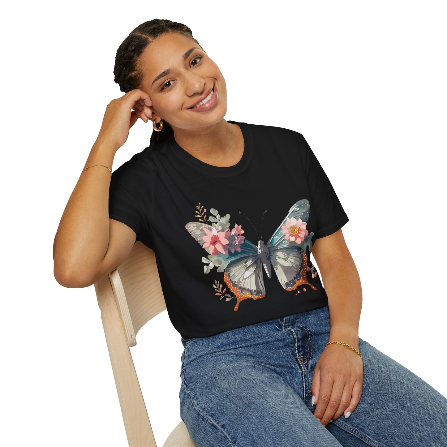 Butterfly Shirt, T Shirt with Butterfly, Monarch Shirt
