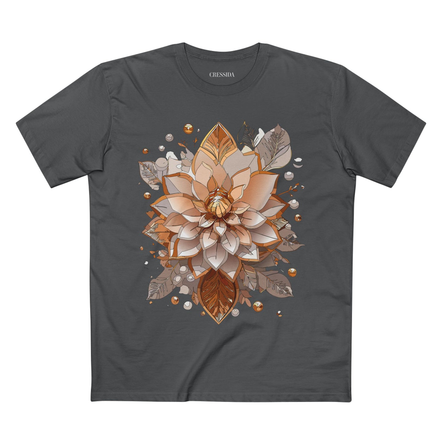 Floral Shirt, Shirt with Flower, Tee Shirt with Antique Flower