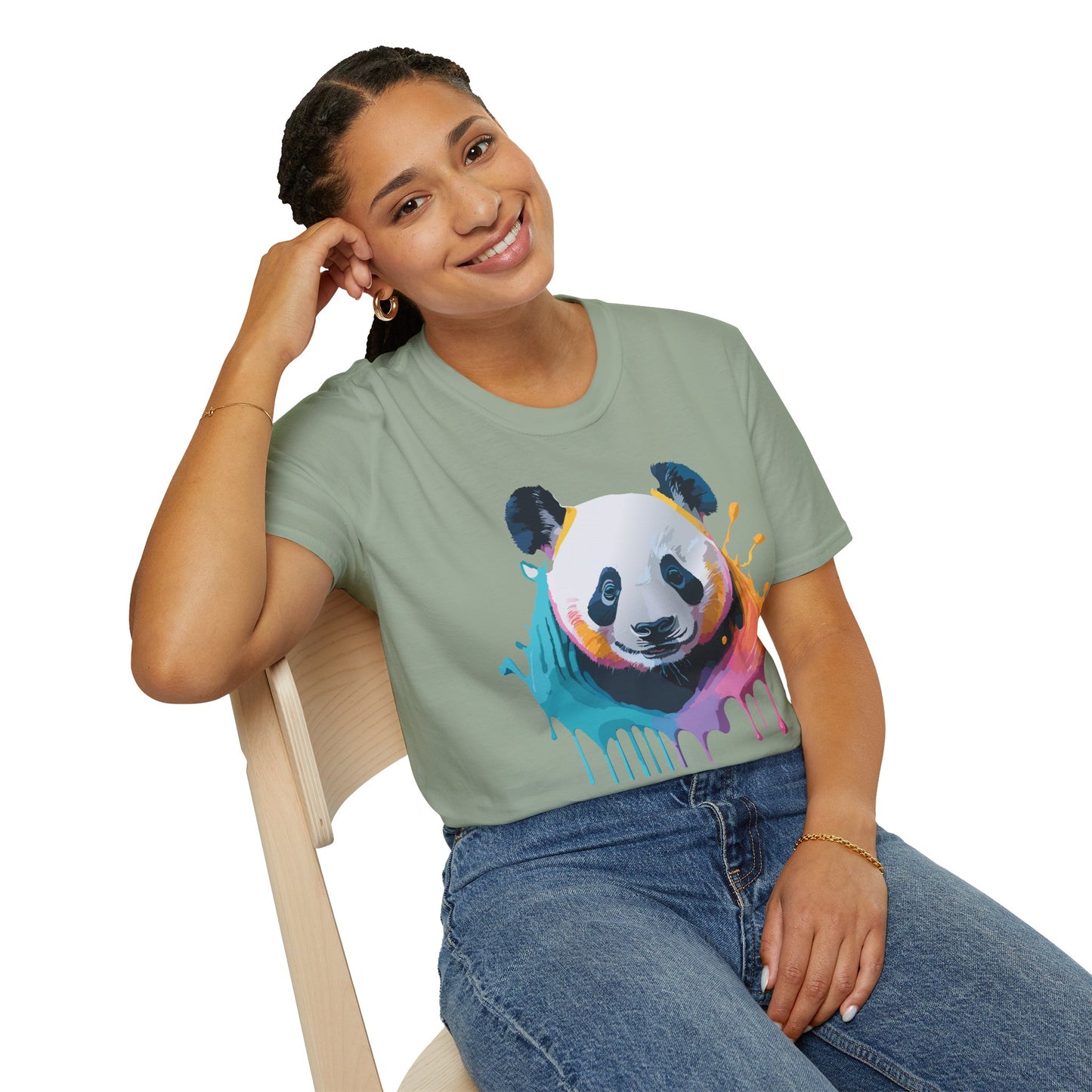 Panda Shirt, T Shirt with Panda, Animal Shirt, Tee Shirt with Animals