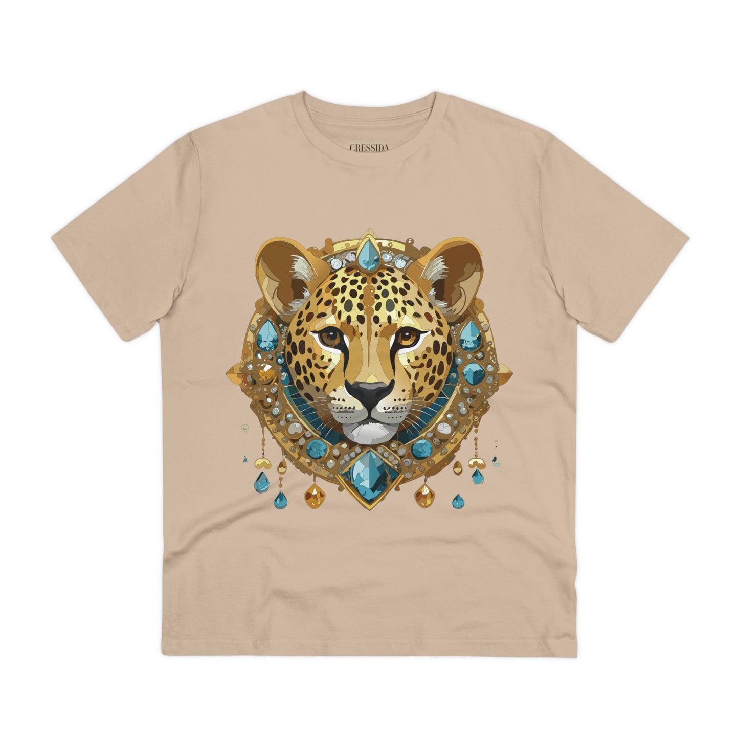 Organic T-shirt with Animals - Cheetah