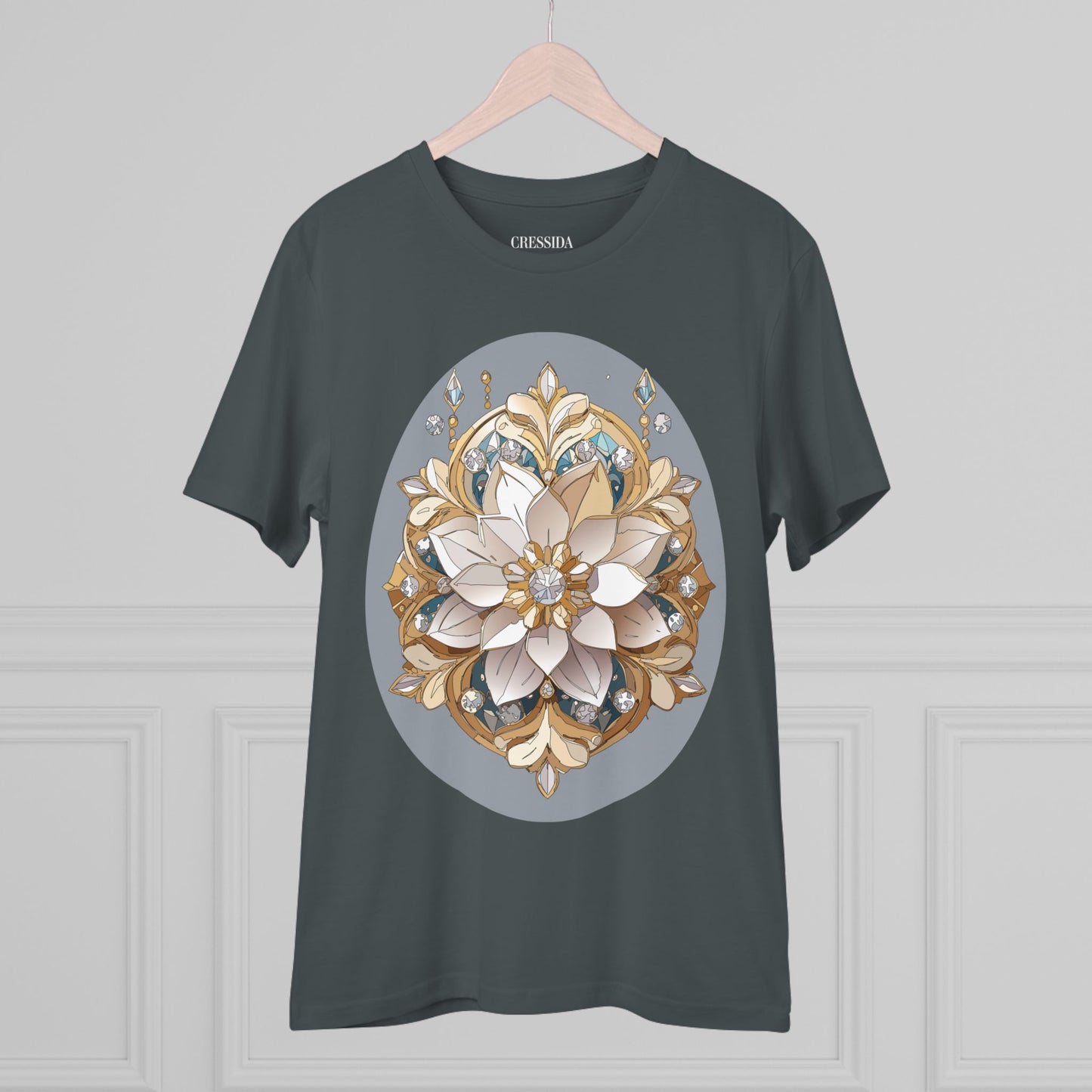 Organic T-shirt with Flower