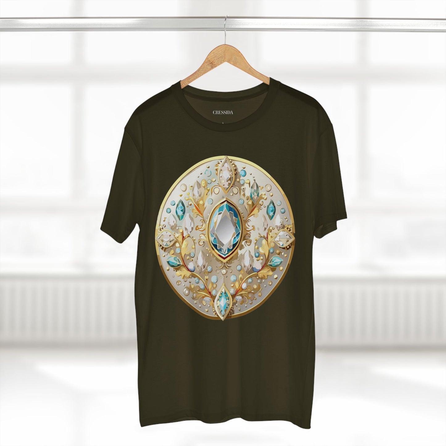 Medallion Shirt, Shirt with Medallion, Tee Shirt with Medal