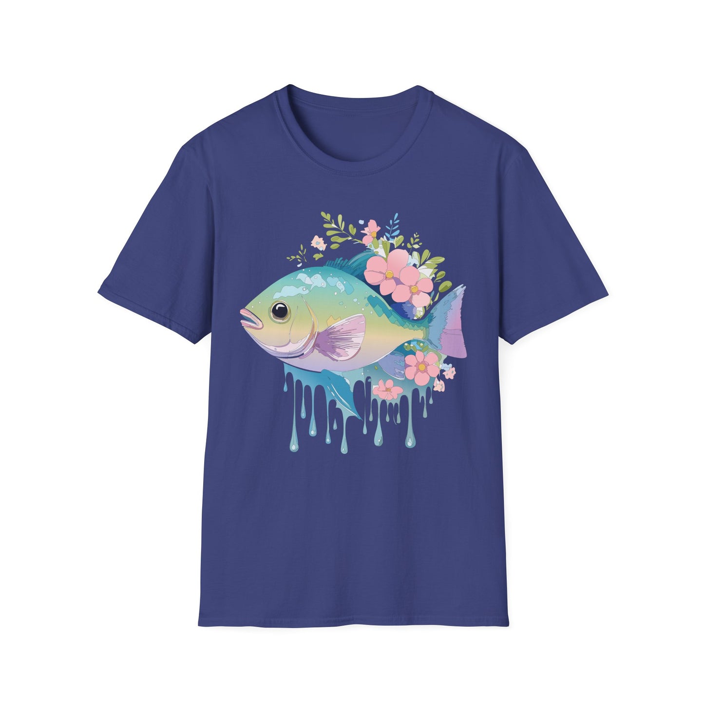 Fish Art Design Shirt, T Shirt with Fish, Graphic Shirt, Tee Shirt with Graphic Design, Shirt with Fish Graphic Art