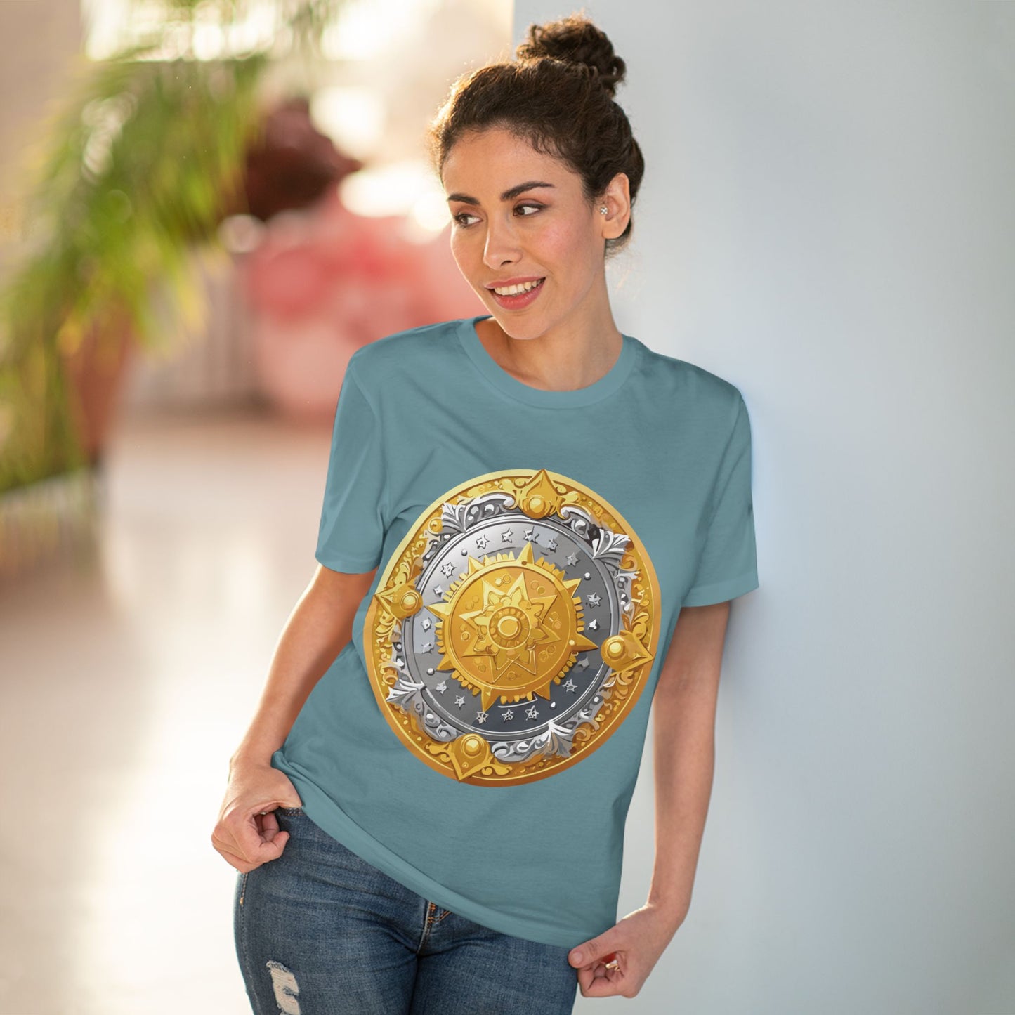 Organic T-shirt with Coin