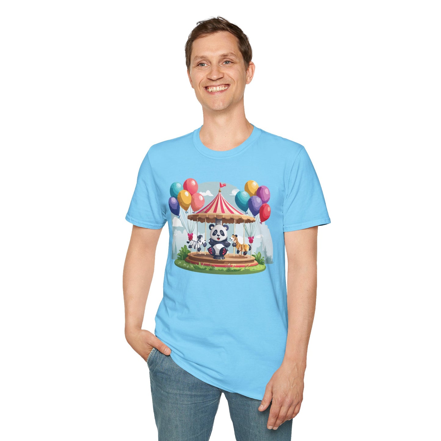 Panda Shirt, T Shirt with Panda, Animal Shirt, Tee Shirt with Animals