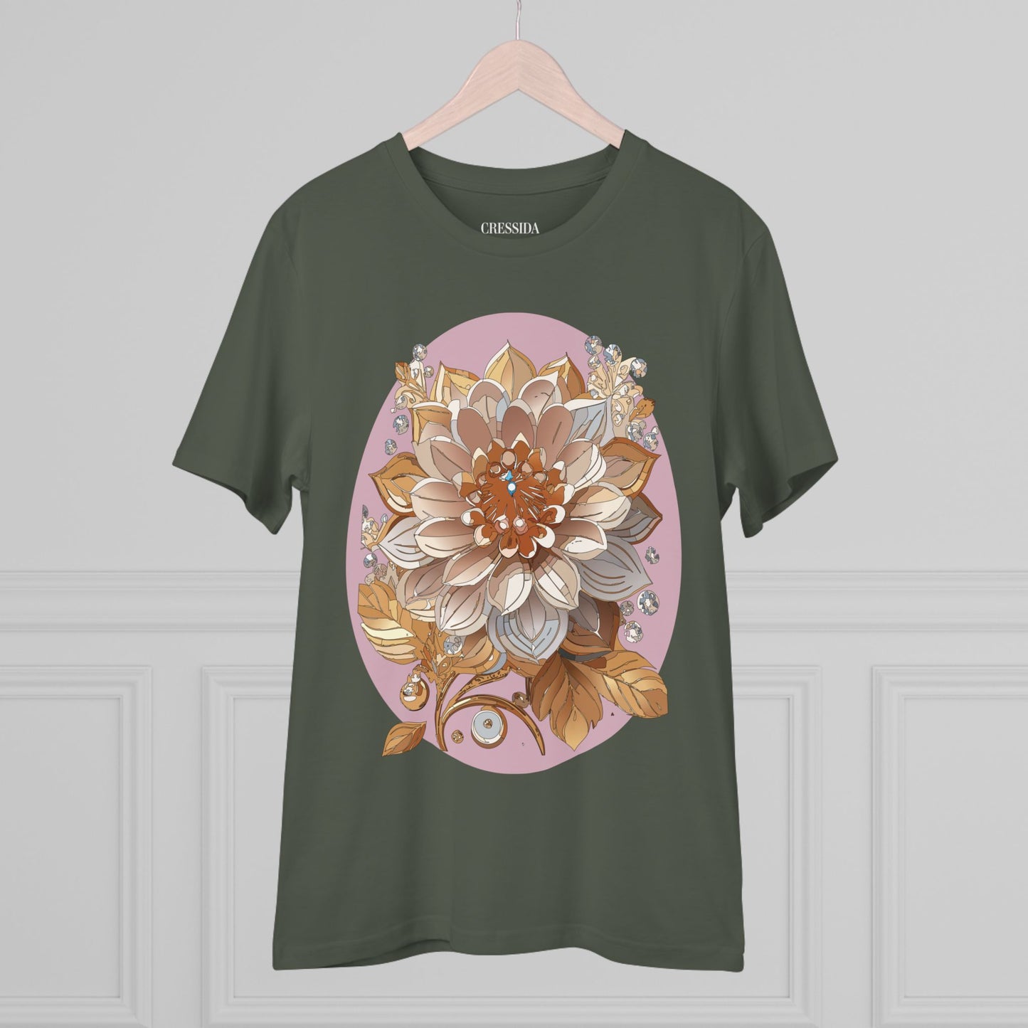 Organic T-shirt with Flower