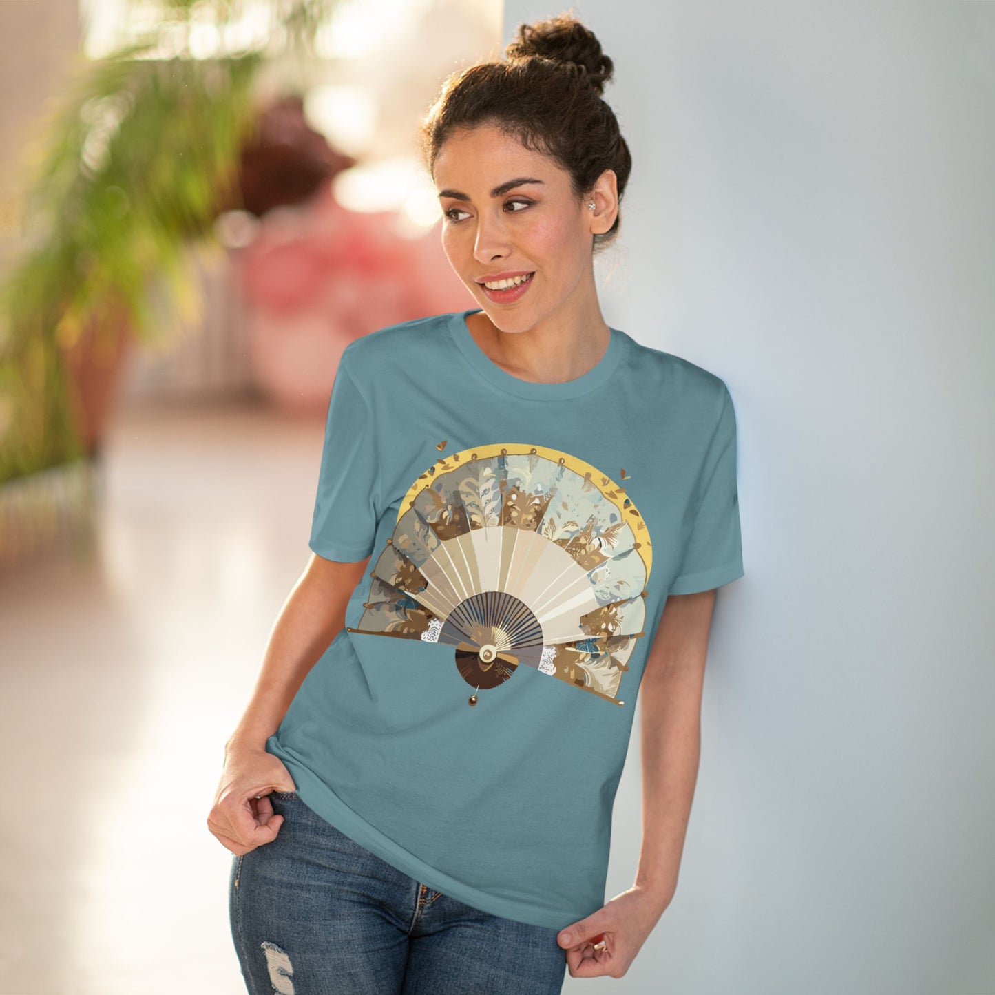 Organic T-shirt with Fan