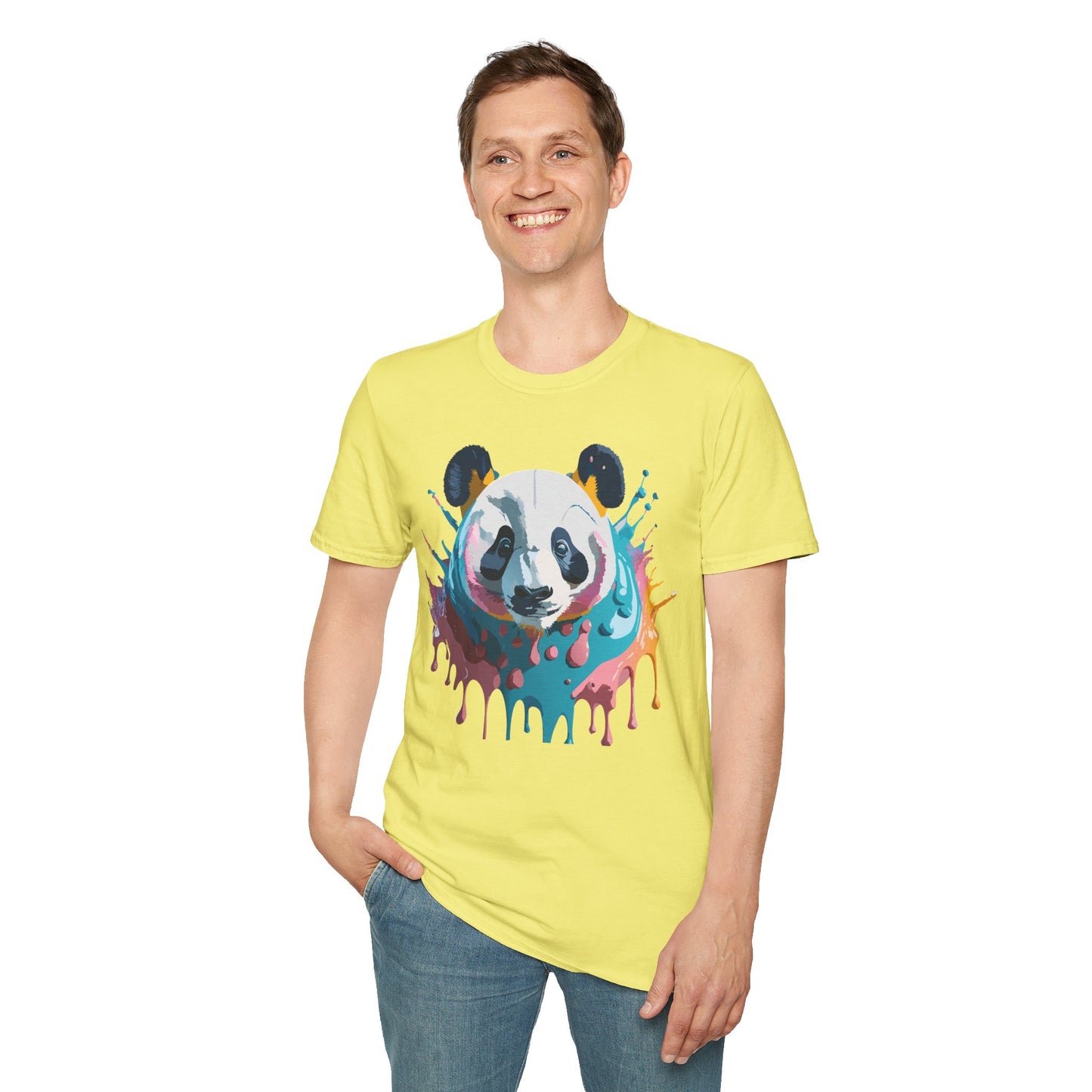 Panda Shirt, T Shirt with Panda, Animal Shirt, Tee Shirt with Animals