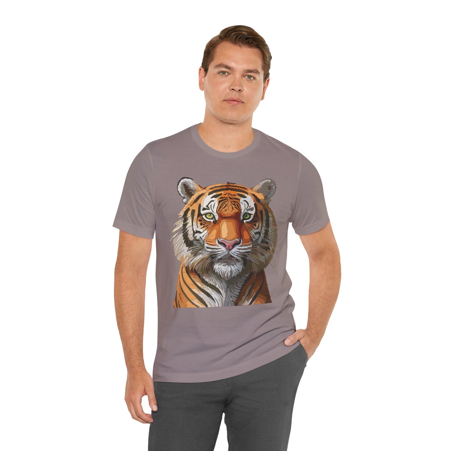 Unisex Animal Shirt, Tee Shirt with Animals, Art Design Tee Shirt, Wild Animals Shirt