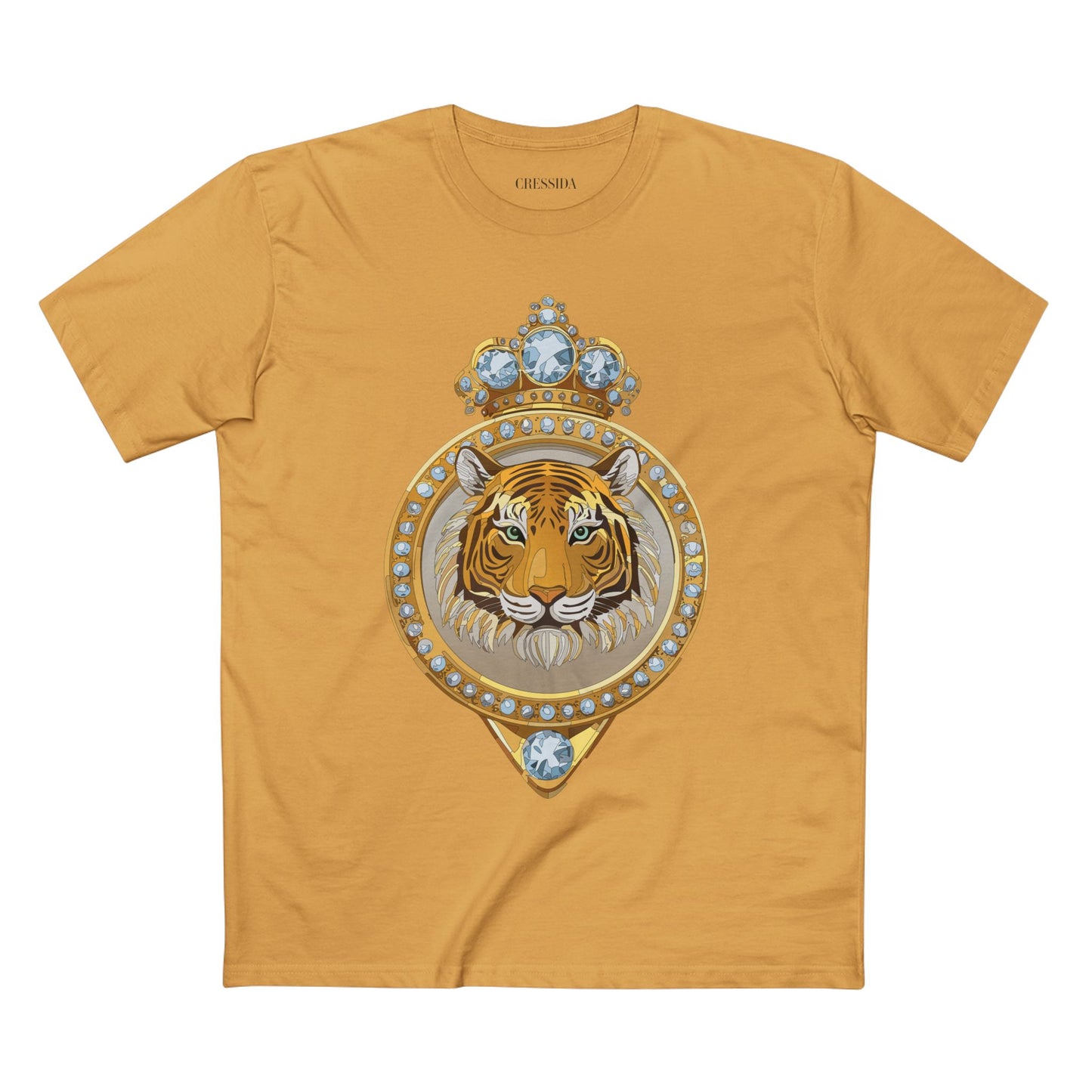 Unisex Antique Animal Medallion Premium Cotton Tee Shirt Artwork Edition